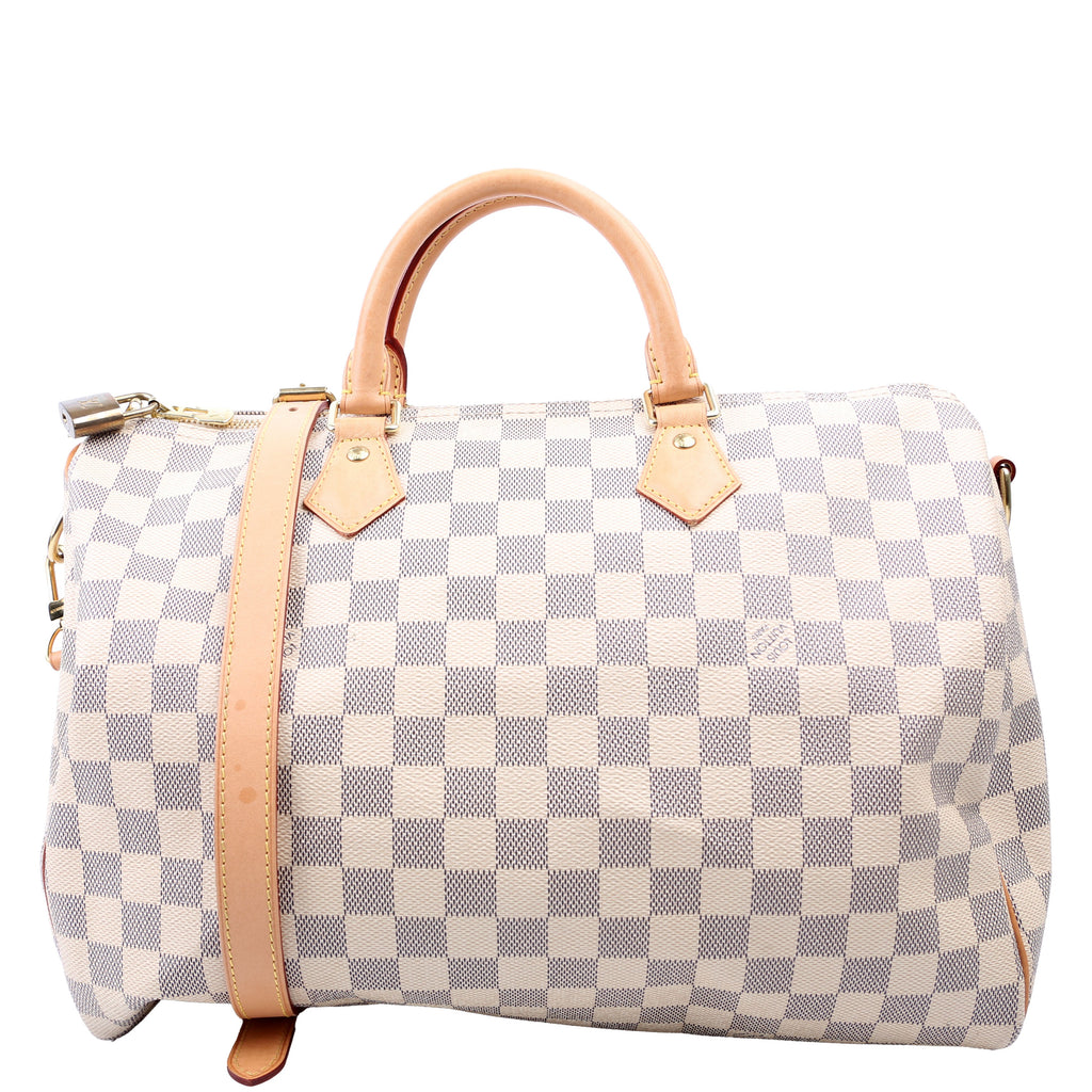 Louis Vuitton Speedy 35 Damier Azur Bandouliere