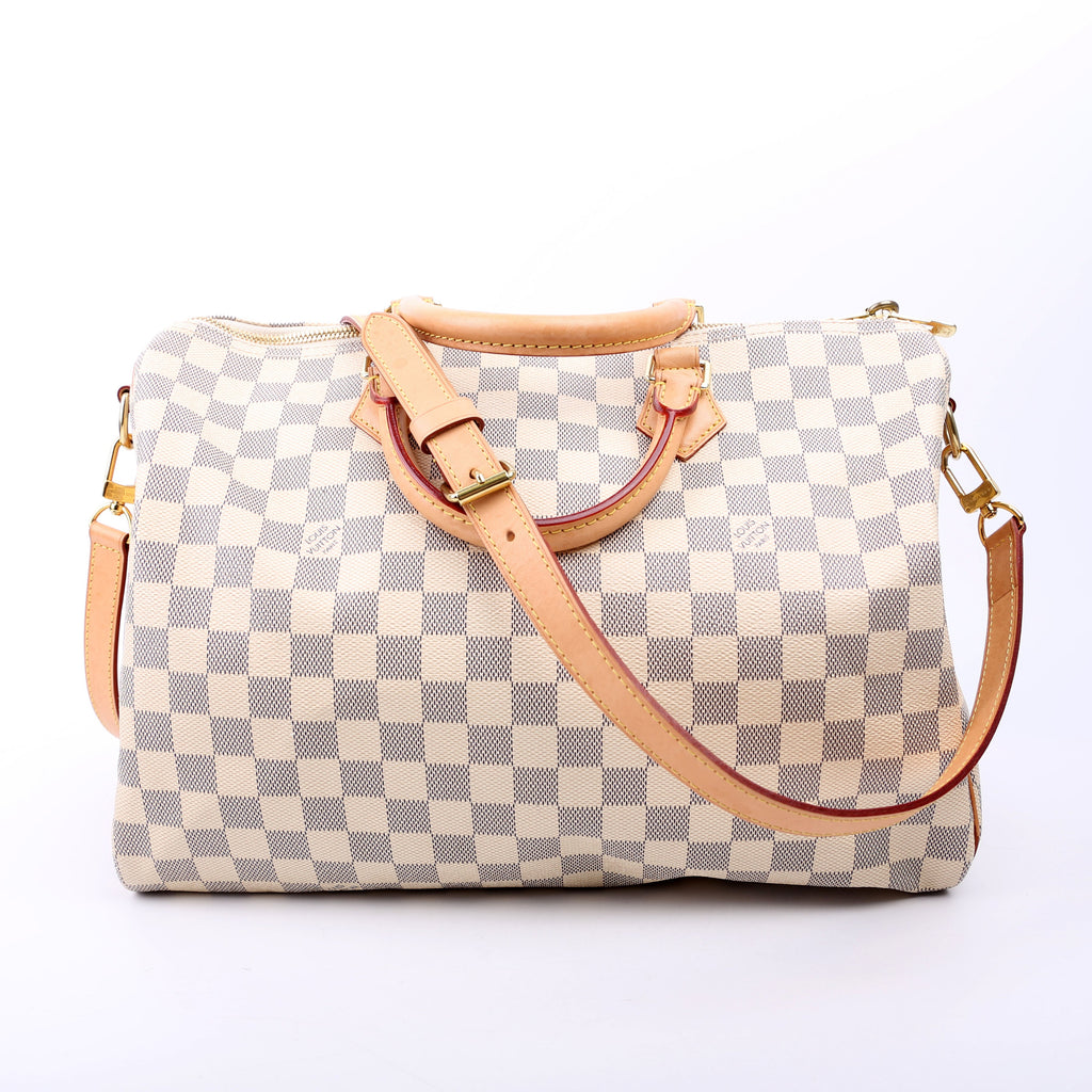 Louis Vuitton Speedy 35 Damier Azur Bandouliere