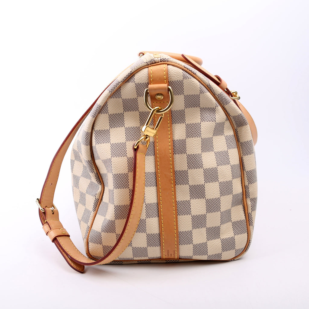 Louis Vuitton Speedy 35 Damier Azur Bandouliere