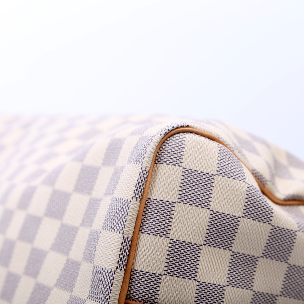 Louis Vuitton Speedy 35 Damier Azur Bandouliere
