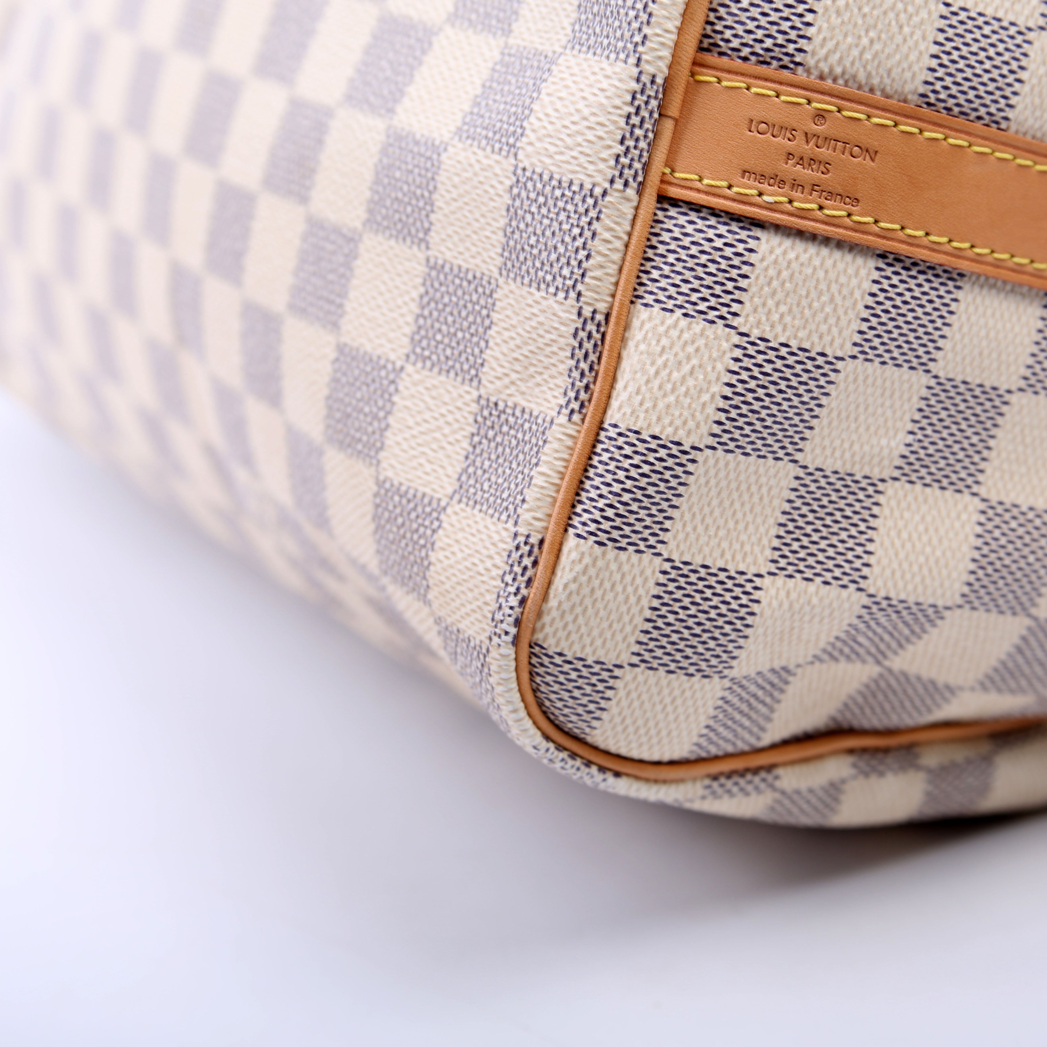 Louis Vuitton Speedy 35 Damier Azur Bandouliere