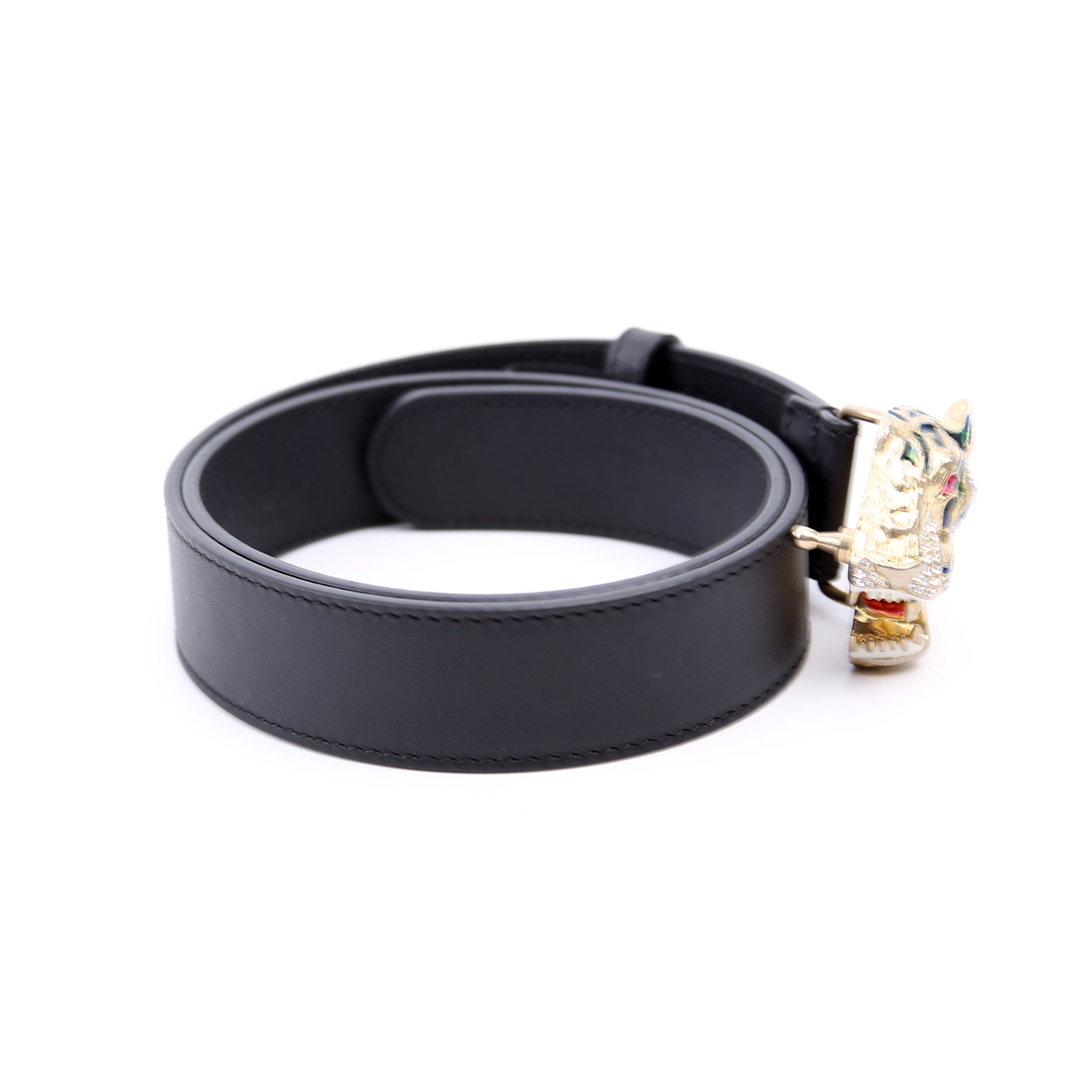 Gucci 543152 Tiger Head Belt Size 70/28