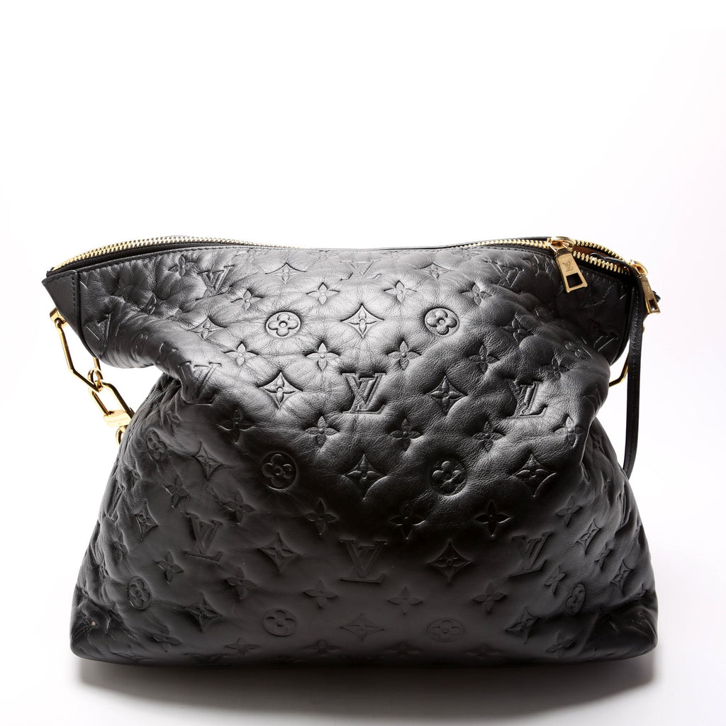 Louis Vuitton Coussin Hobo MM Lambskin Black