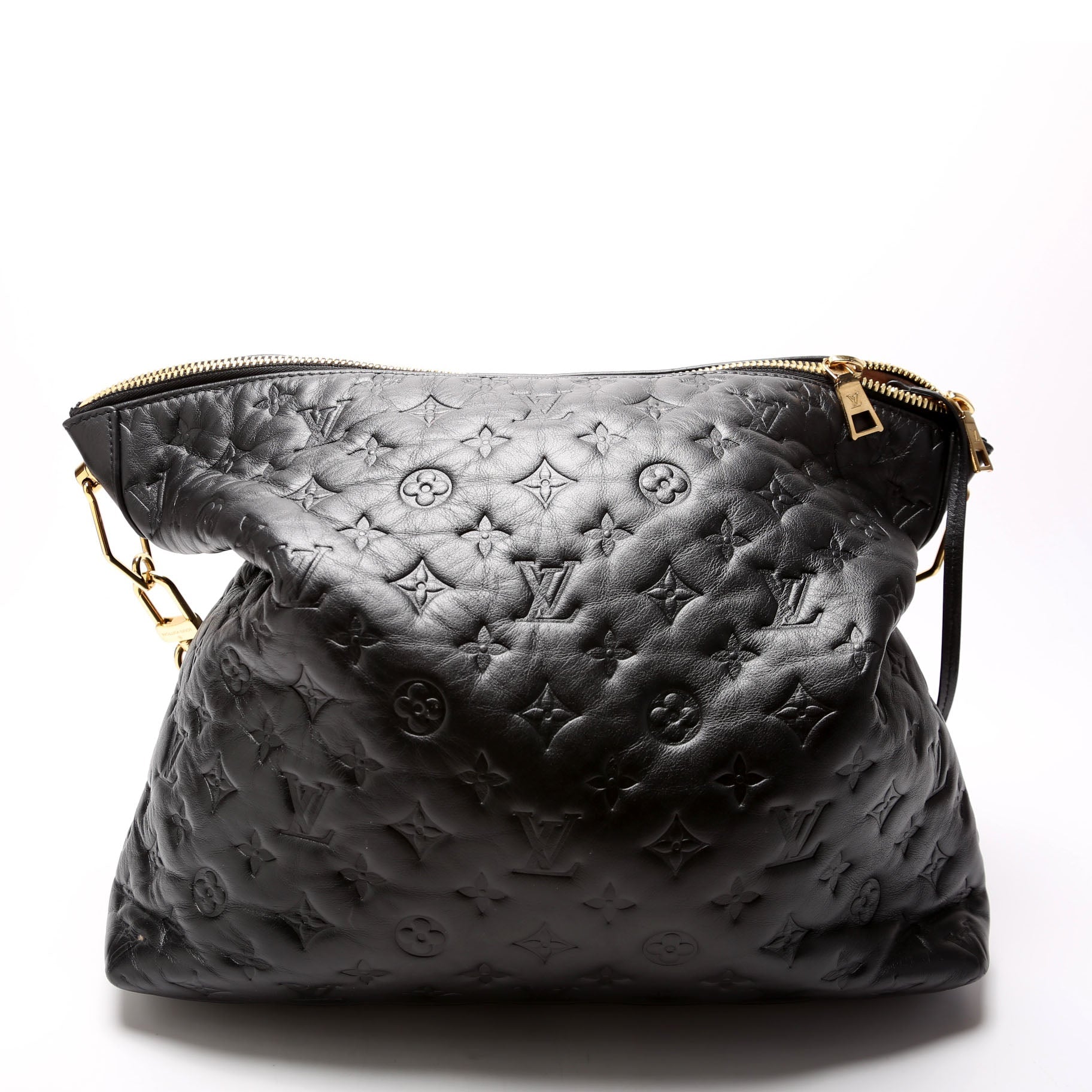 Louis Vuitton Coussin Hobo MM Lambskin Black