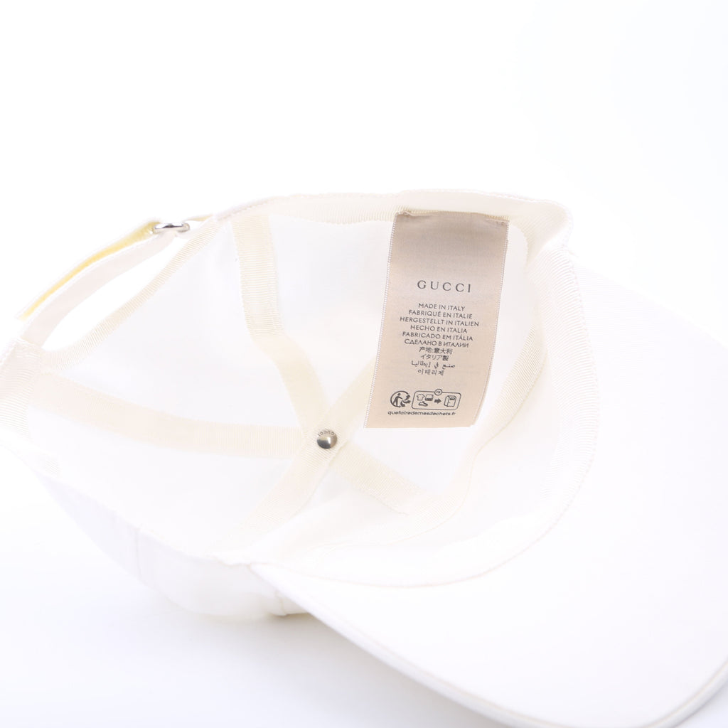 Gucci Logo 1921 Adjustable Hat Large White/Green