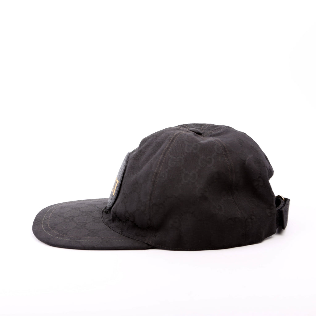 Gucci GG Canvas Off The Grid Logo Baseball Cap Size Large Black