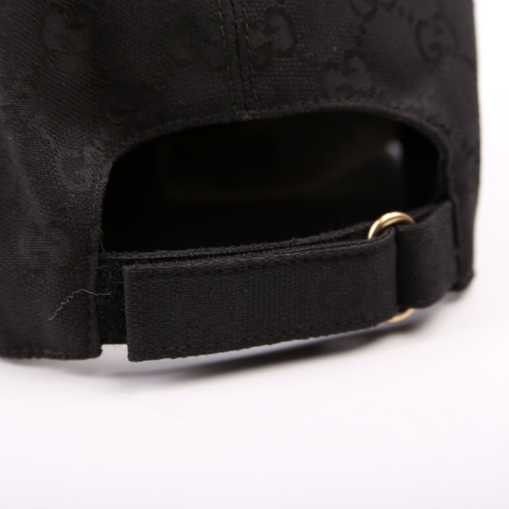 Gucci GG Canvas Off The Grid Logo Baseball Cap Size Large Black