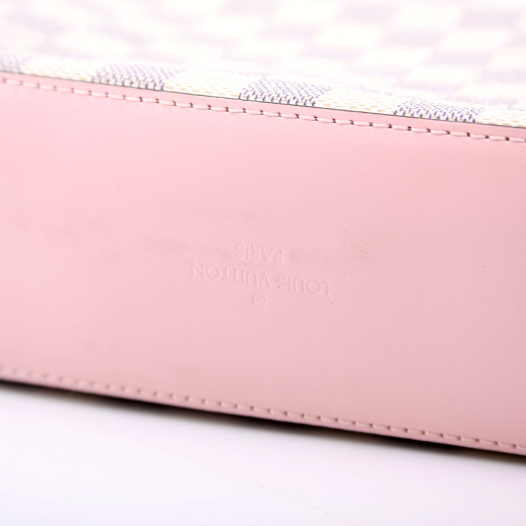 Louis Vuitton Saintonge Damier Azur Pink