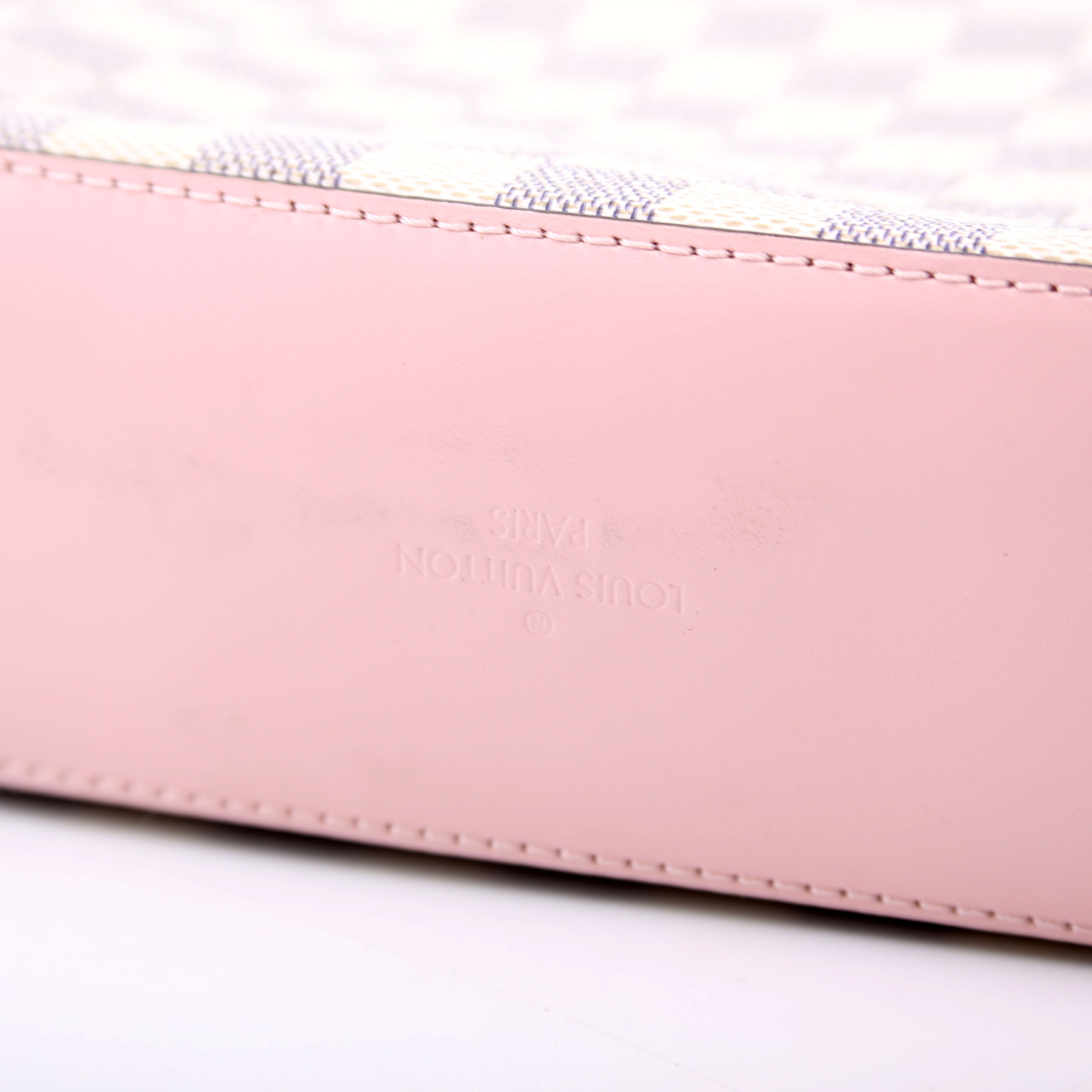 Louis Vuitton Saintonge Damier Azur Pink