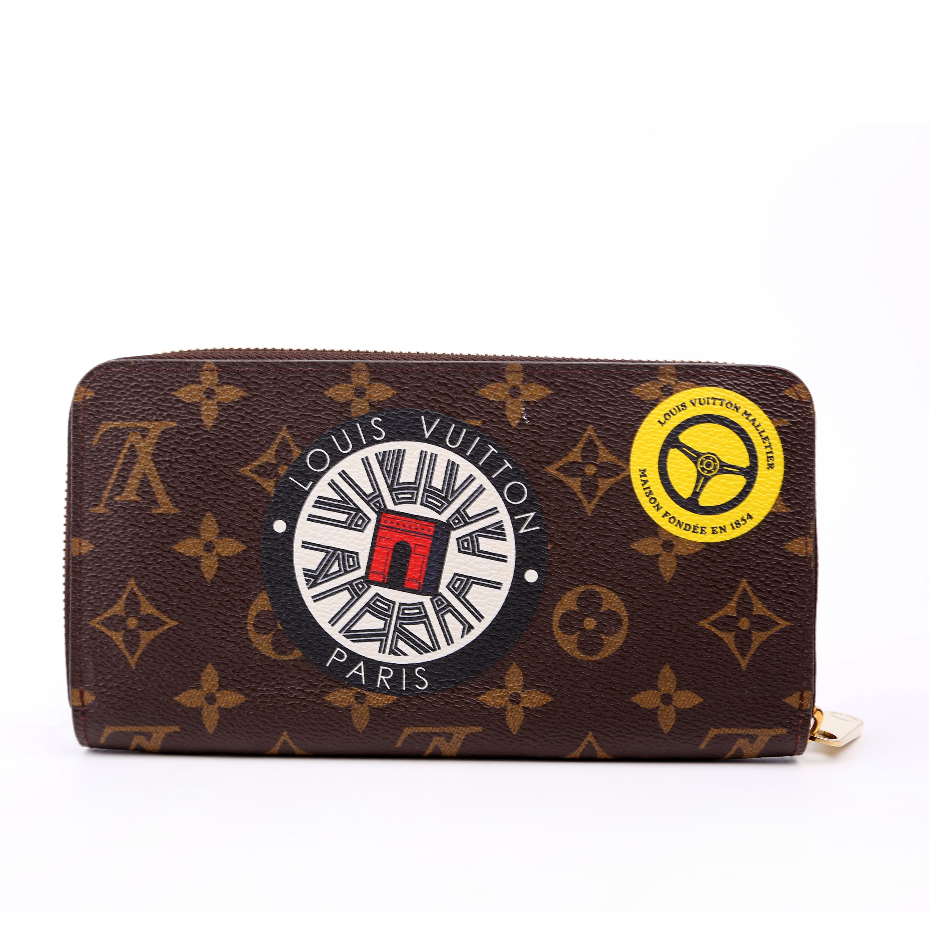 Louis Vuitton Monogram Zippy Wallet My World Tour