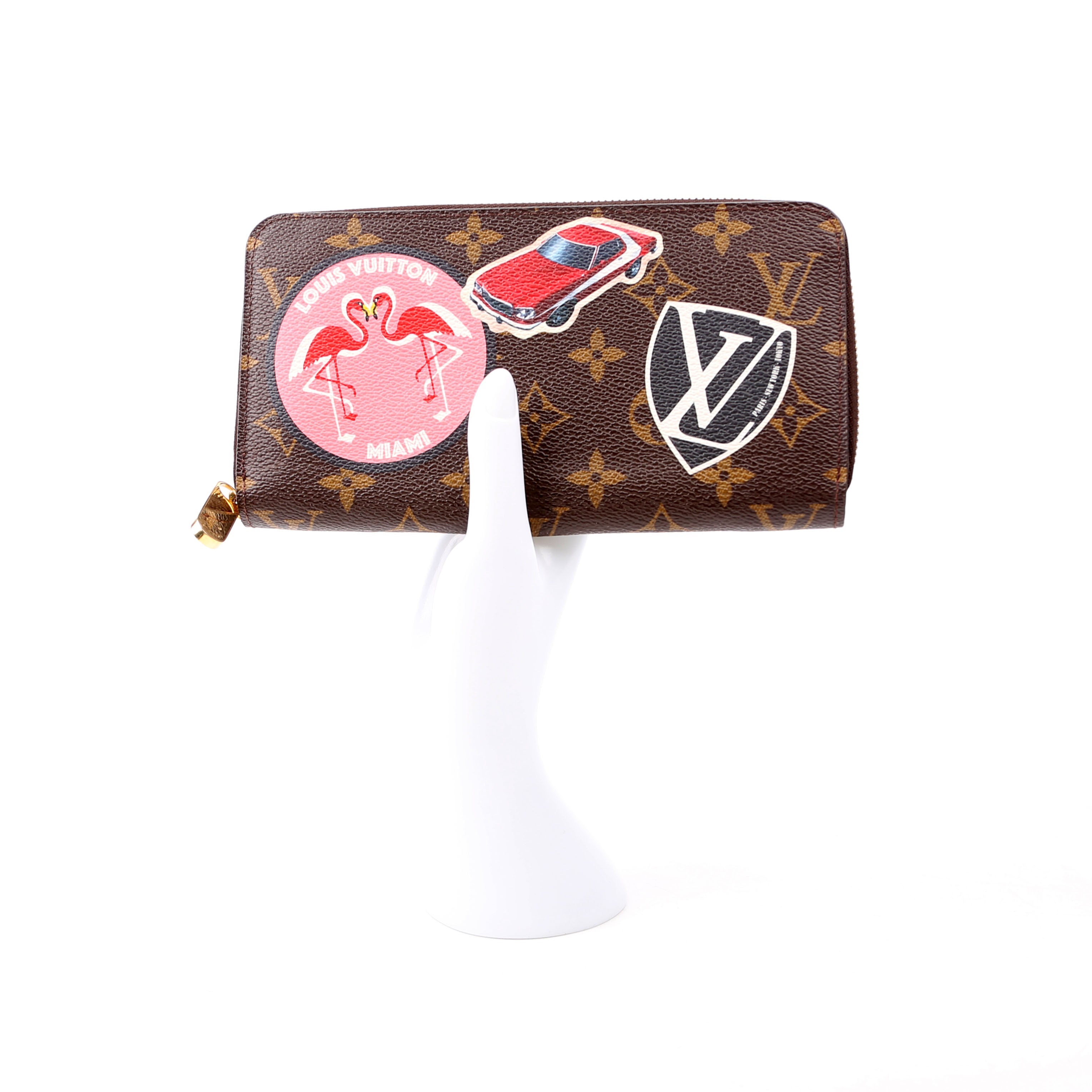 Louis Vuitton Monogram Zippy Wallet My World Tour