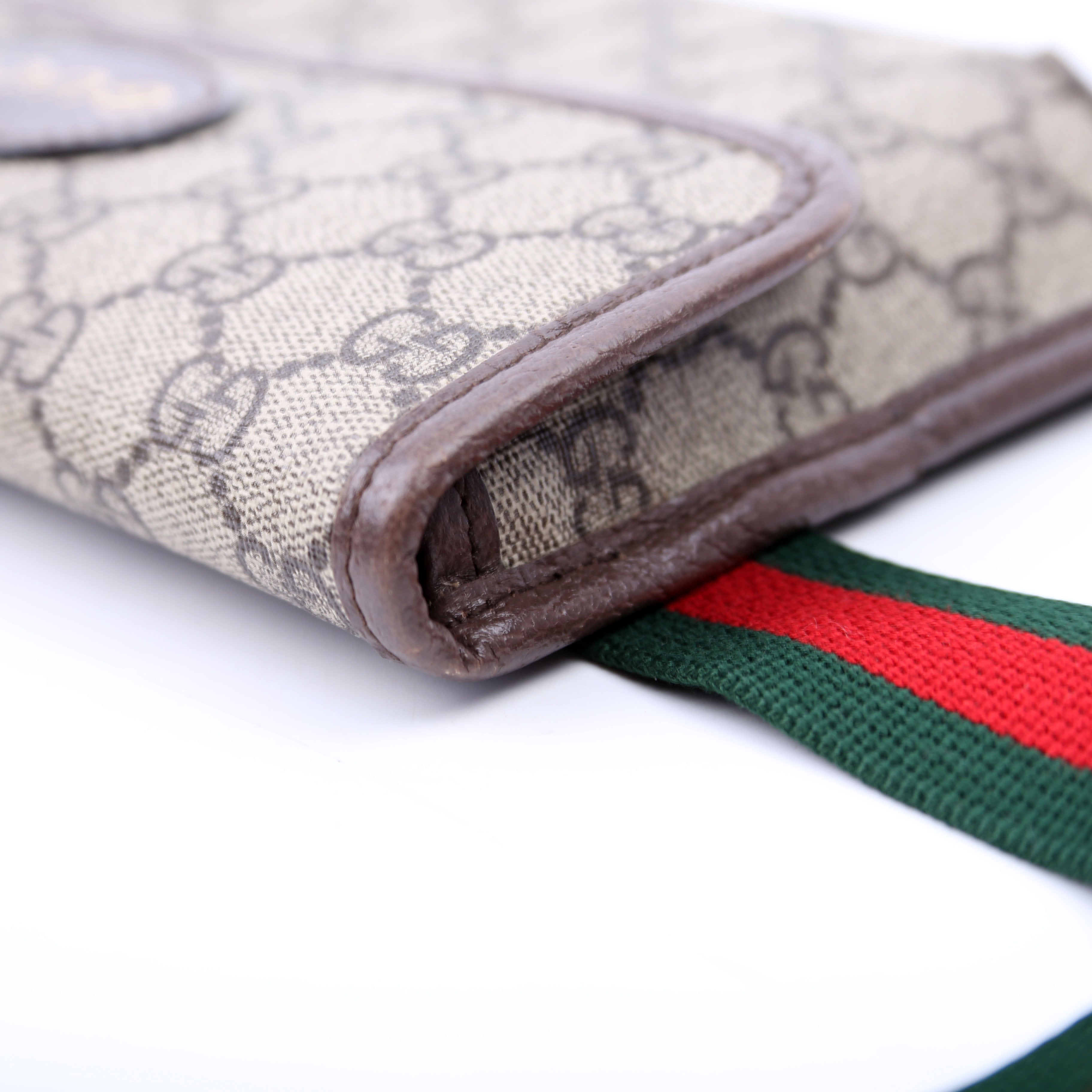 Gucci 493930 GG Supreme Neo Web Belt