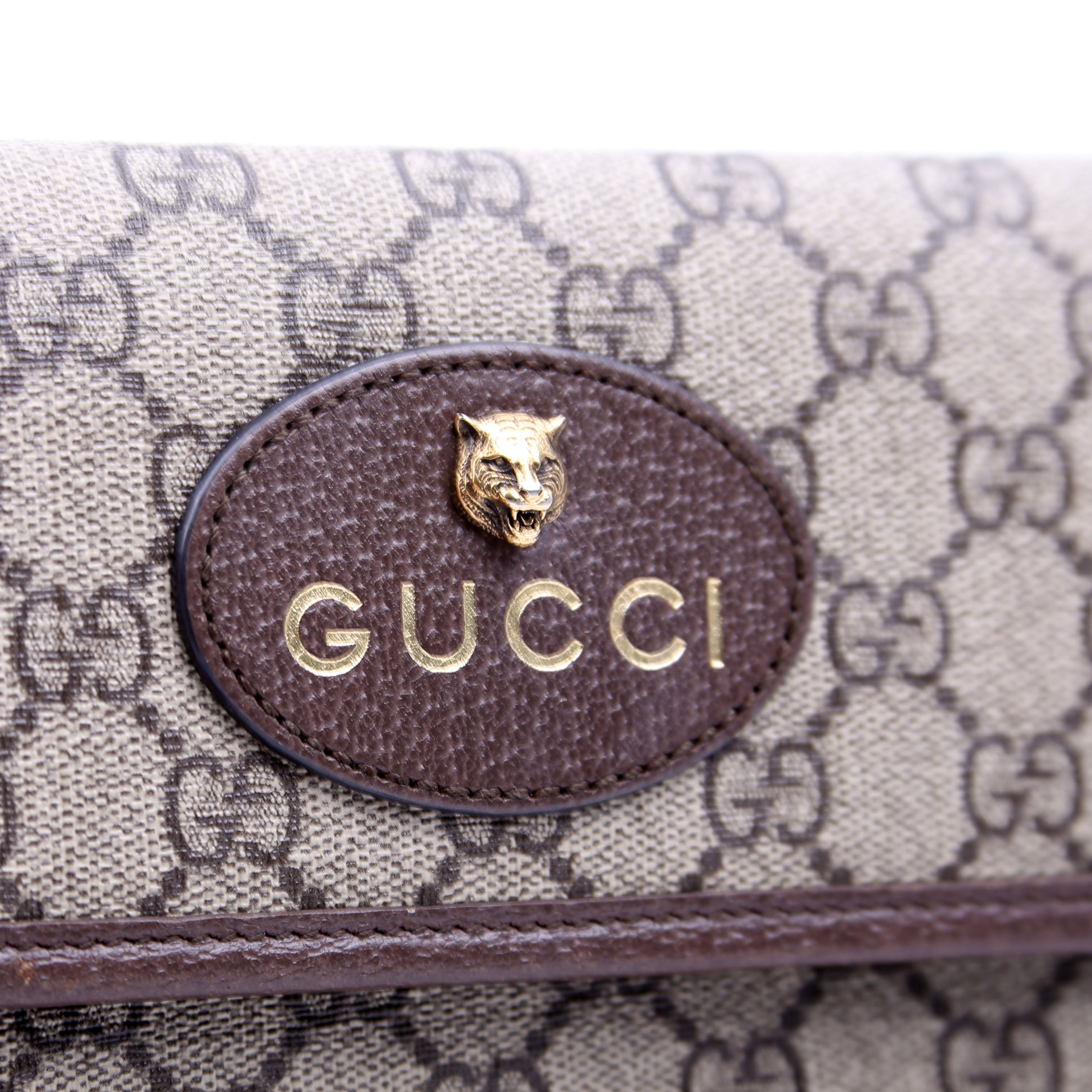Gucci 493930 GG Supreme Neo Web Belt