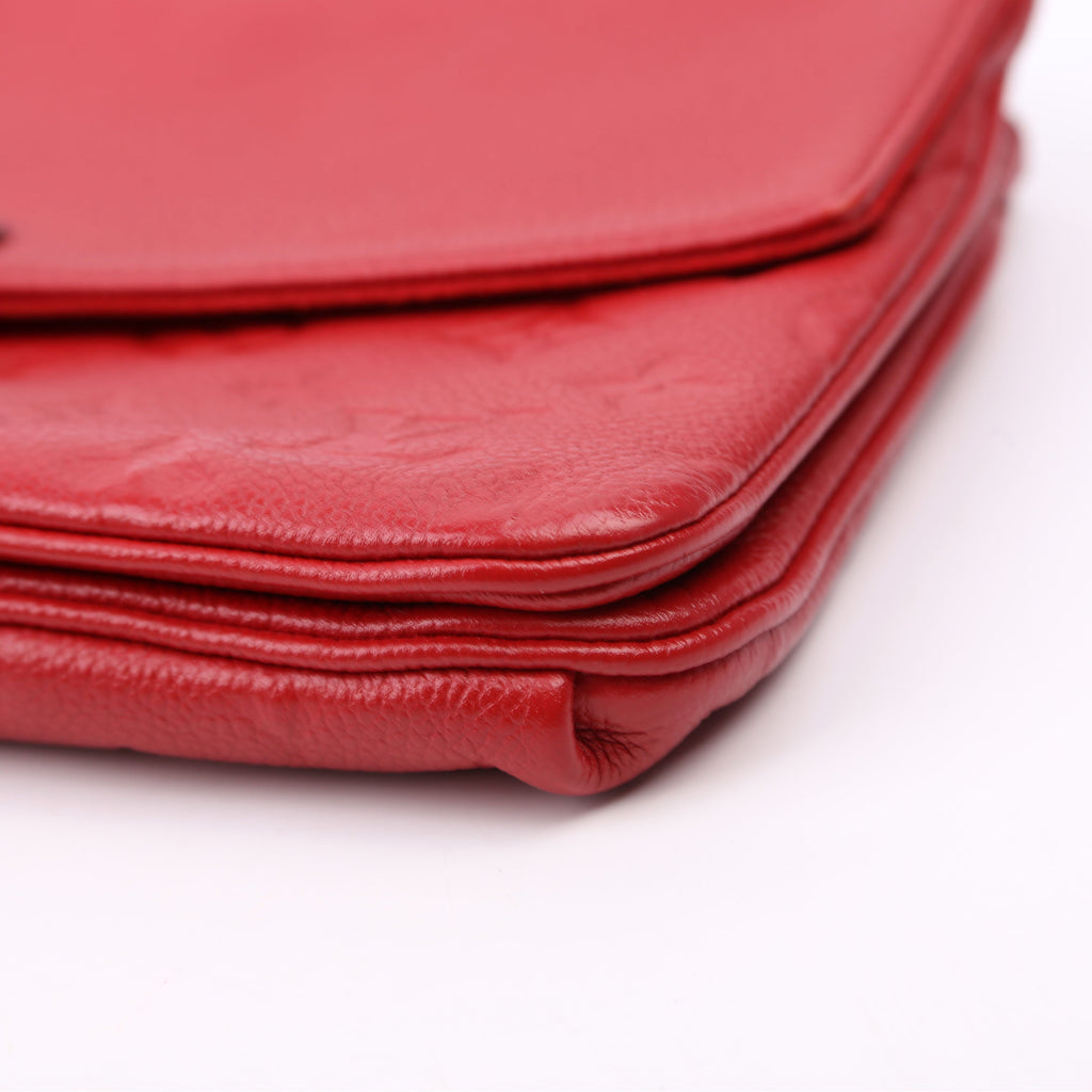 Louis Vuitton Twice Bag Empreinte Red