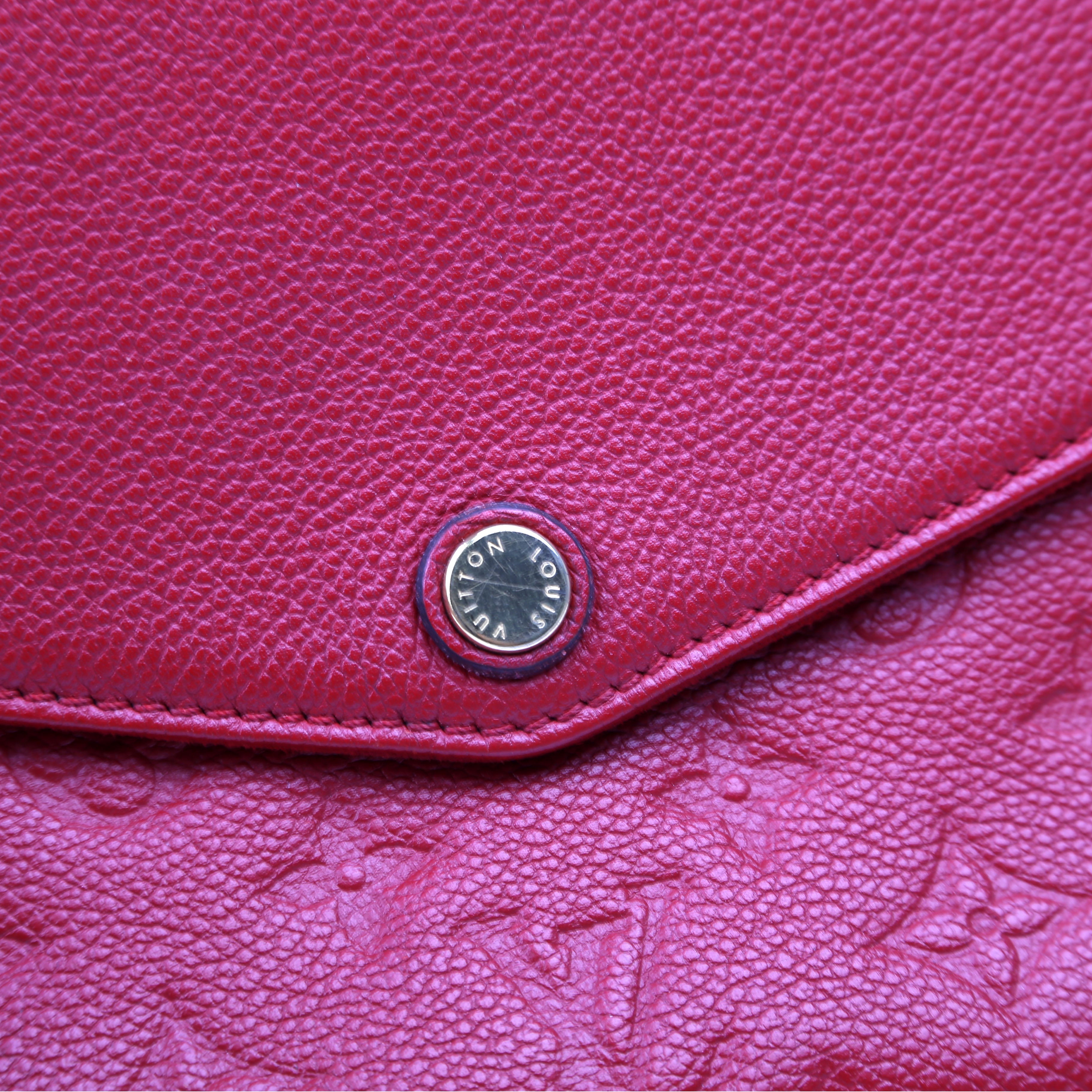 Louis Vuitton Twice Bag Empreinte Red