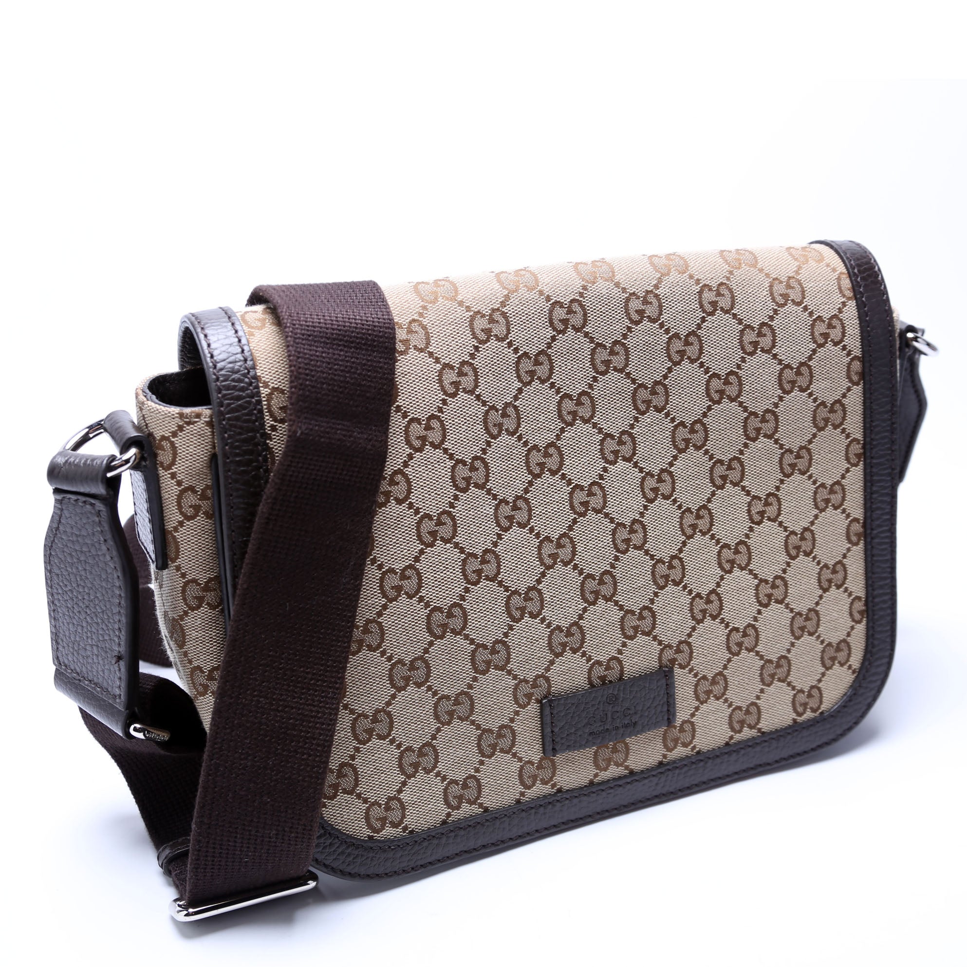 Gucci 449172 GG Canvas Messenger