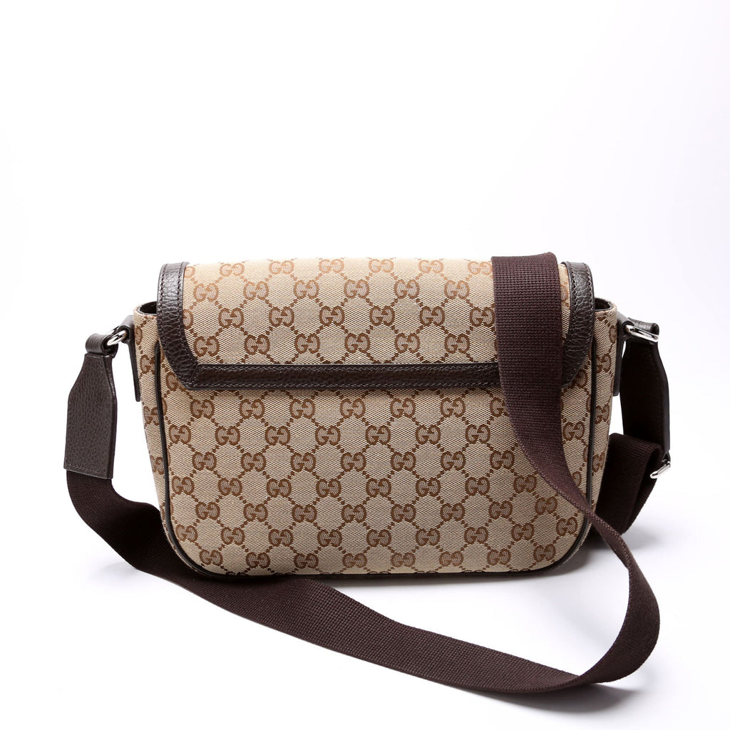 Gucci 449172 GG Canvas Messenger