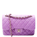 Chanel Classic Flap Jumbo Caviar RFID Purple