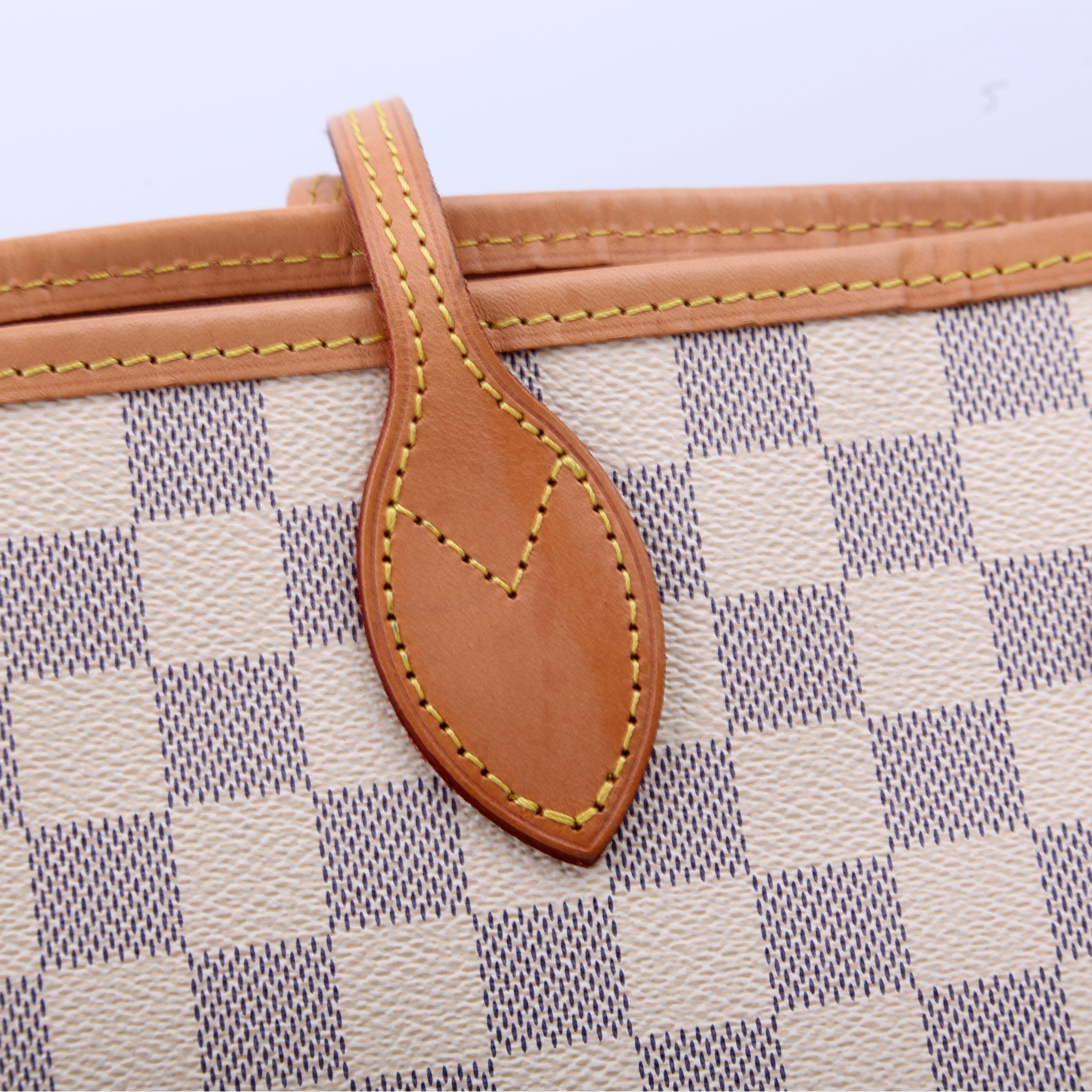 Louis Vuitton Neverfull with Wallet MM Damier Azur