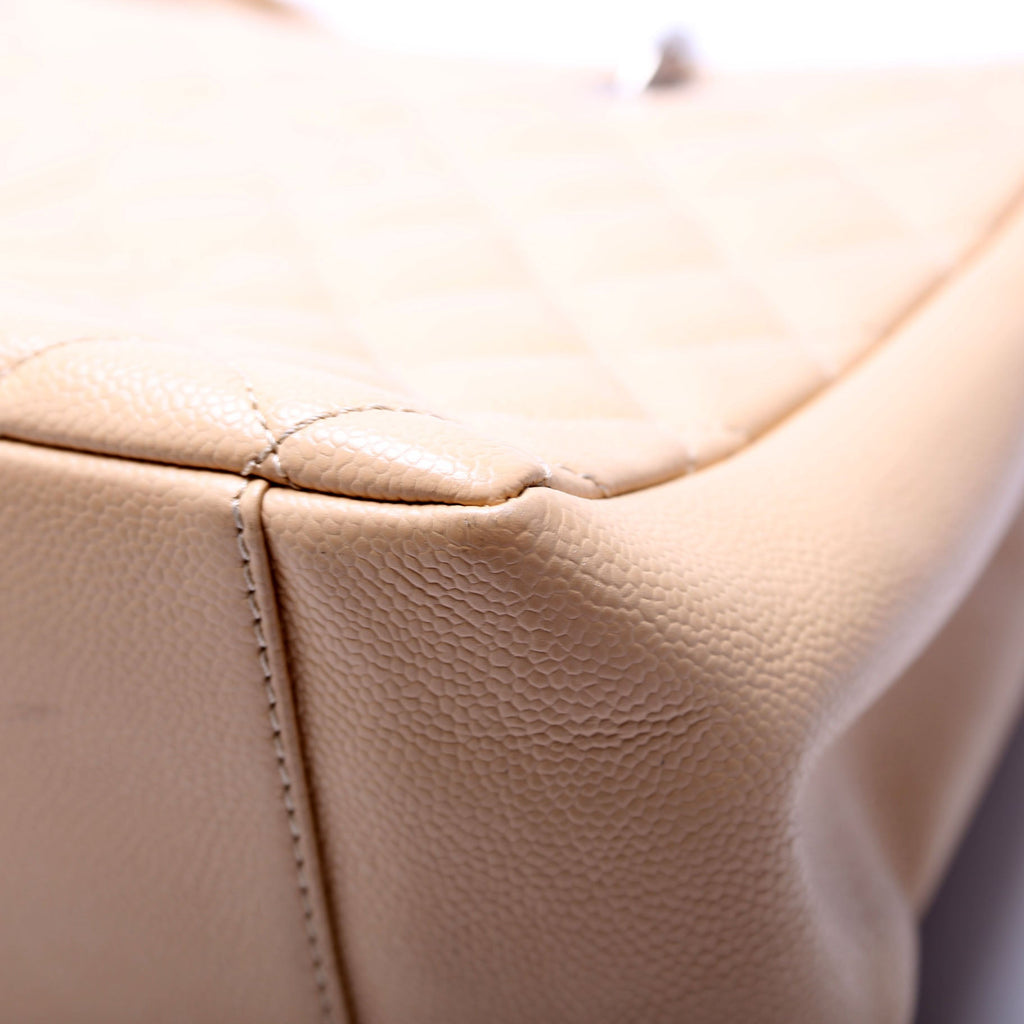 Chanel Grand Shopping Tote Caviar Tan