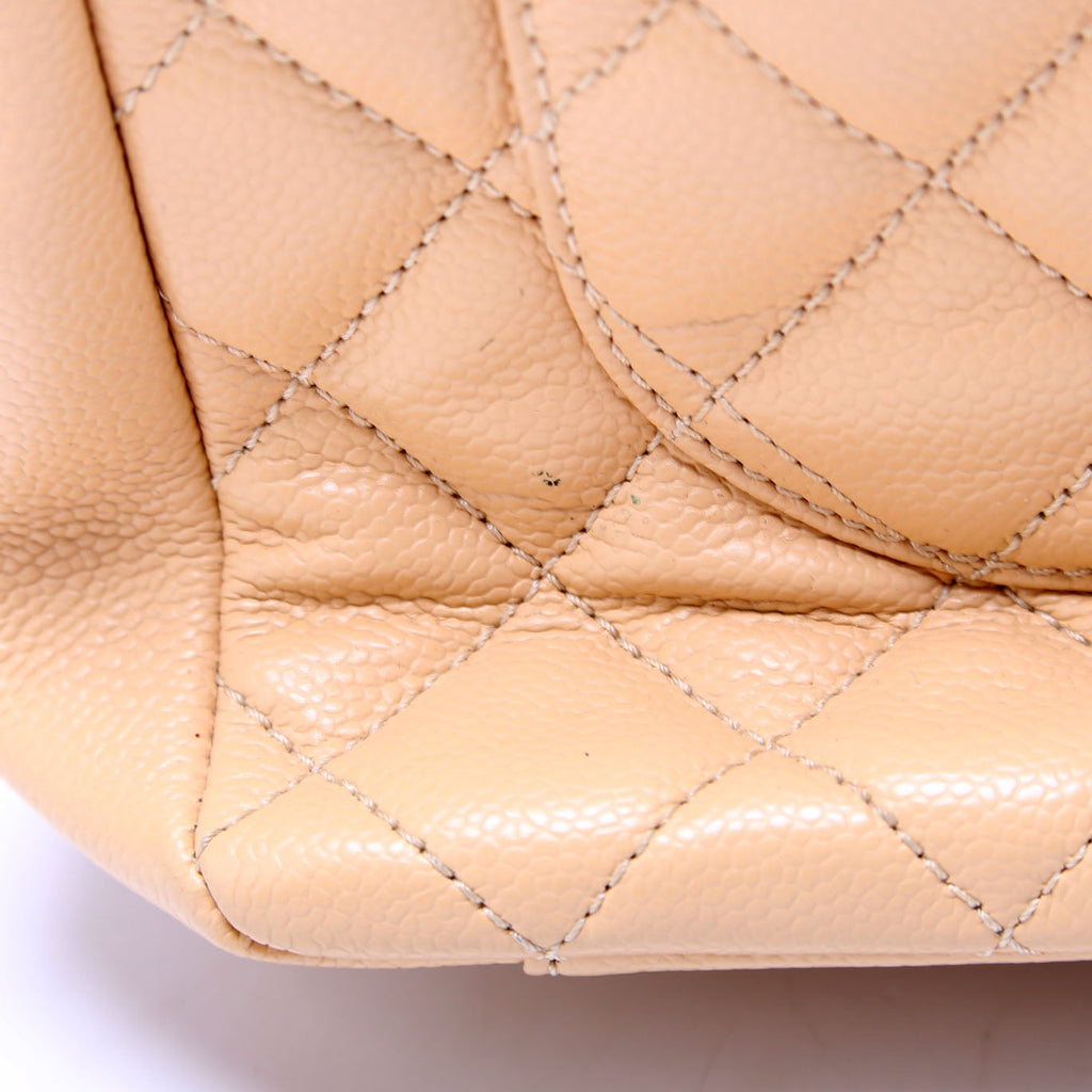 Chanel Grand Shopping Tote Caviar Tan