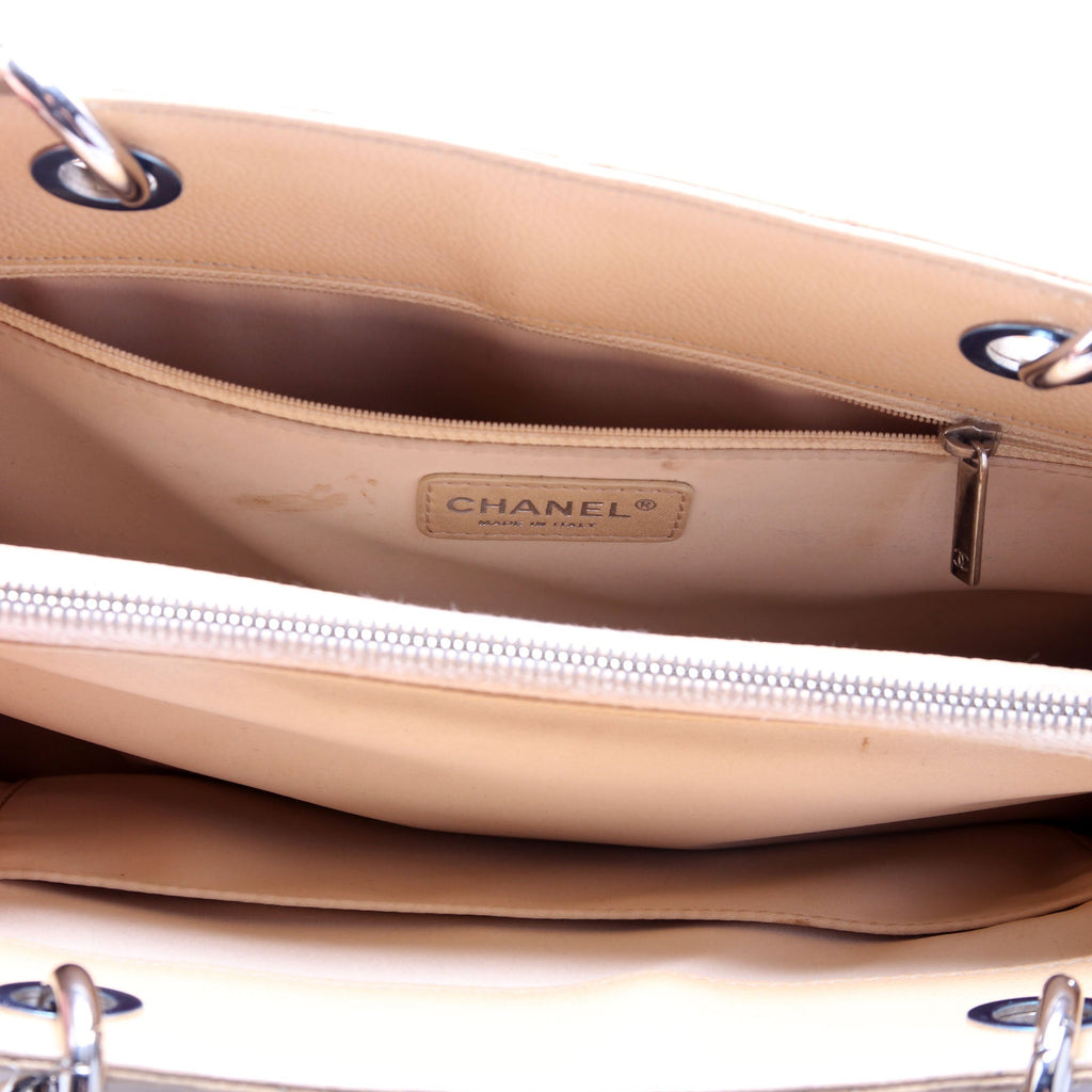 Chanel Grand Shopping Tote Caviar Tan