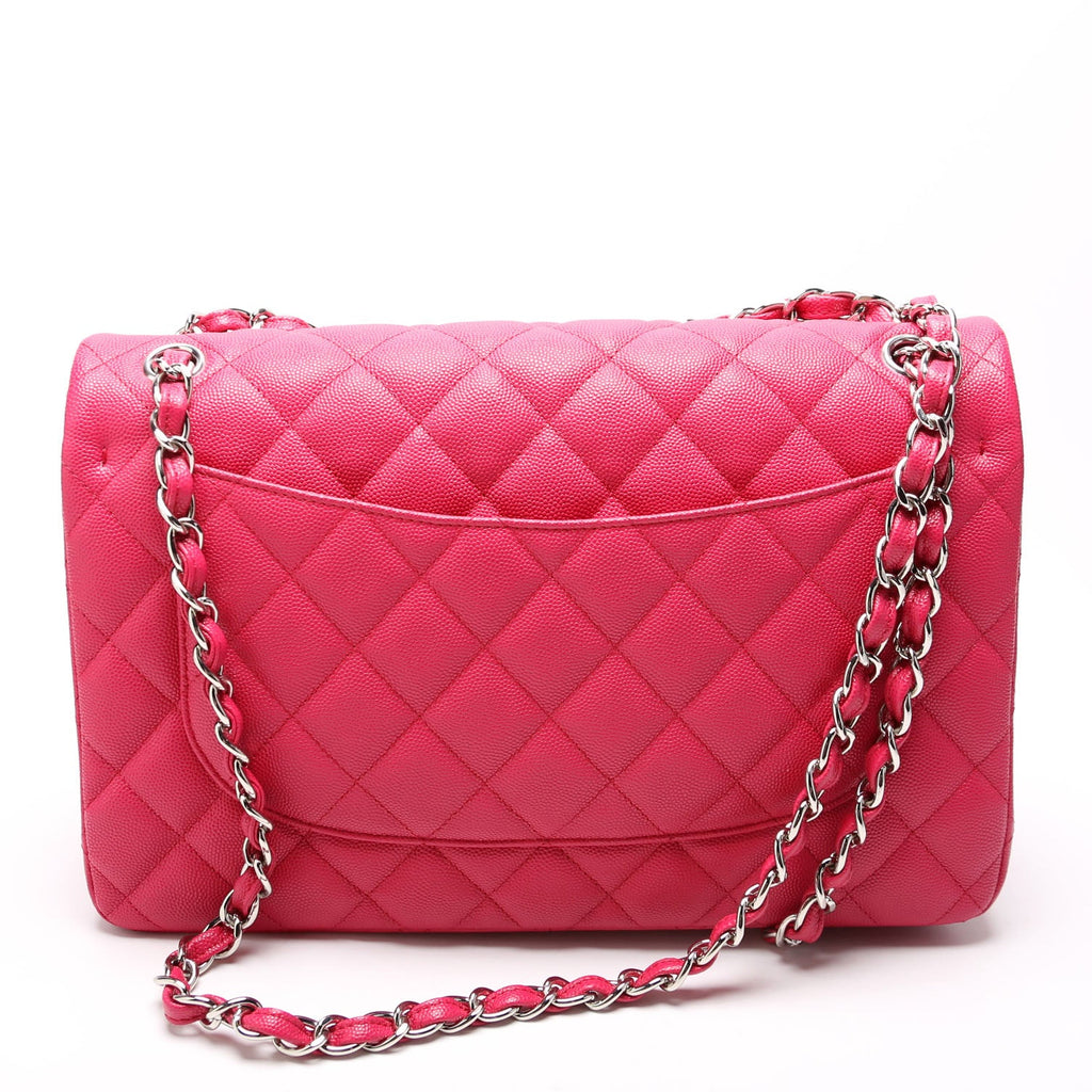 Chanel Classic Flap Jumbo Caviar RFID Pink
