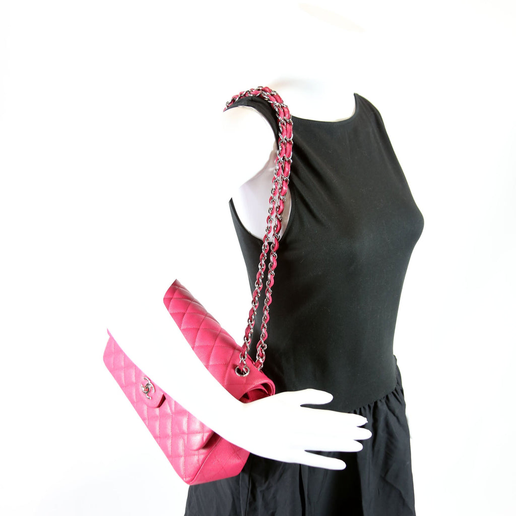 Chanel Classic Flap Jumbo Caviar RFID Pink