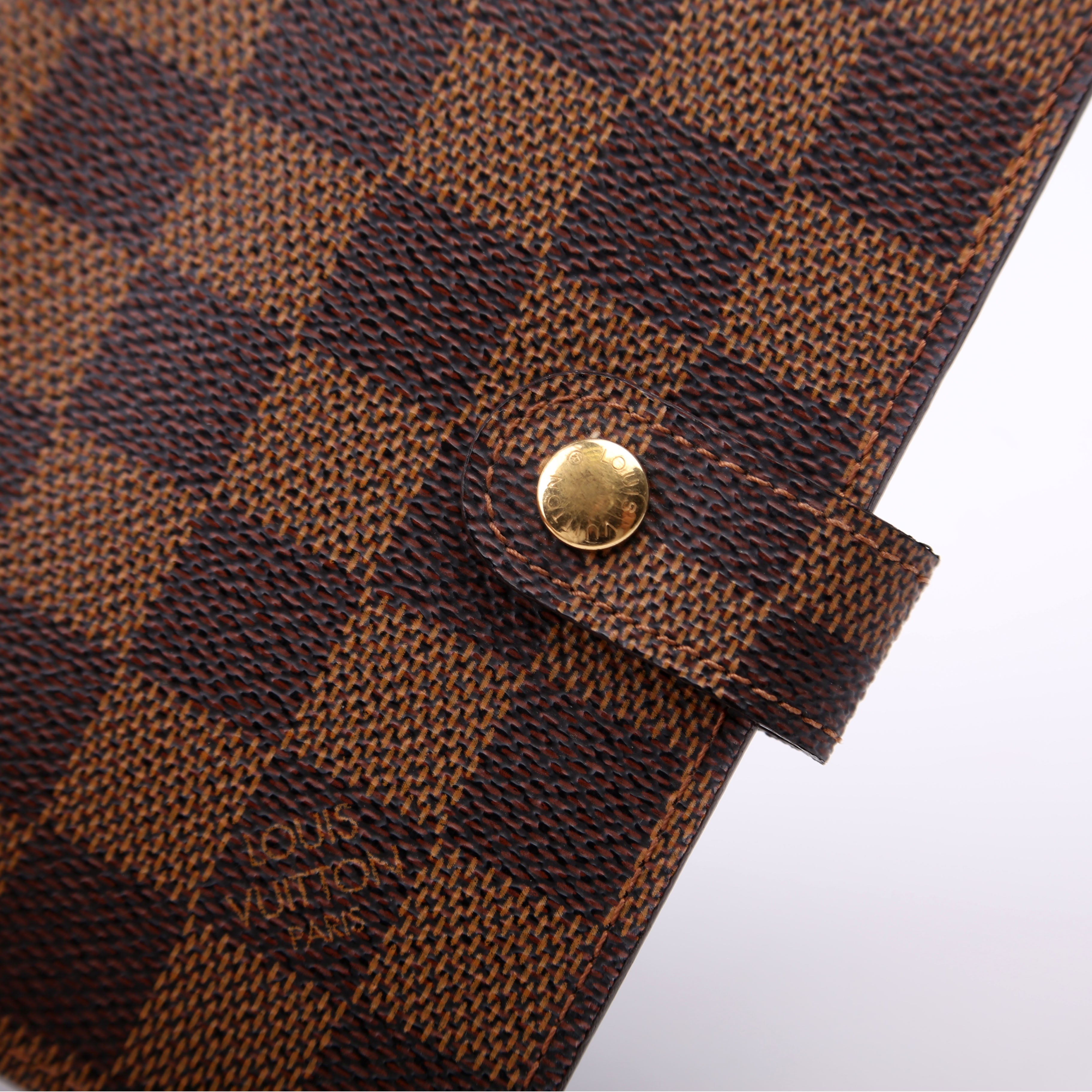 Louis Vuitton Agenda Small Ring Damier Ebene