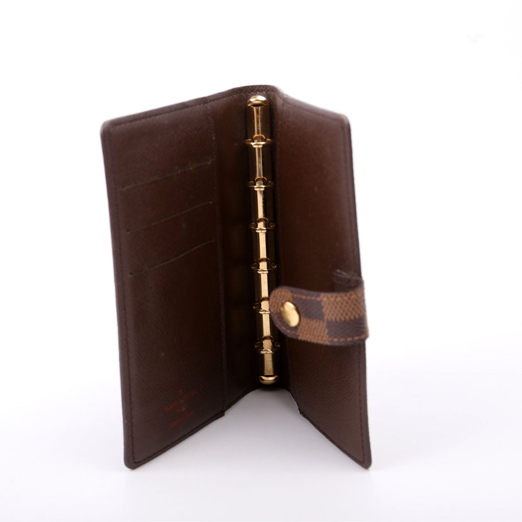 Louis Vuitton Agenda Small Ring Damier Ebene