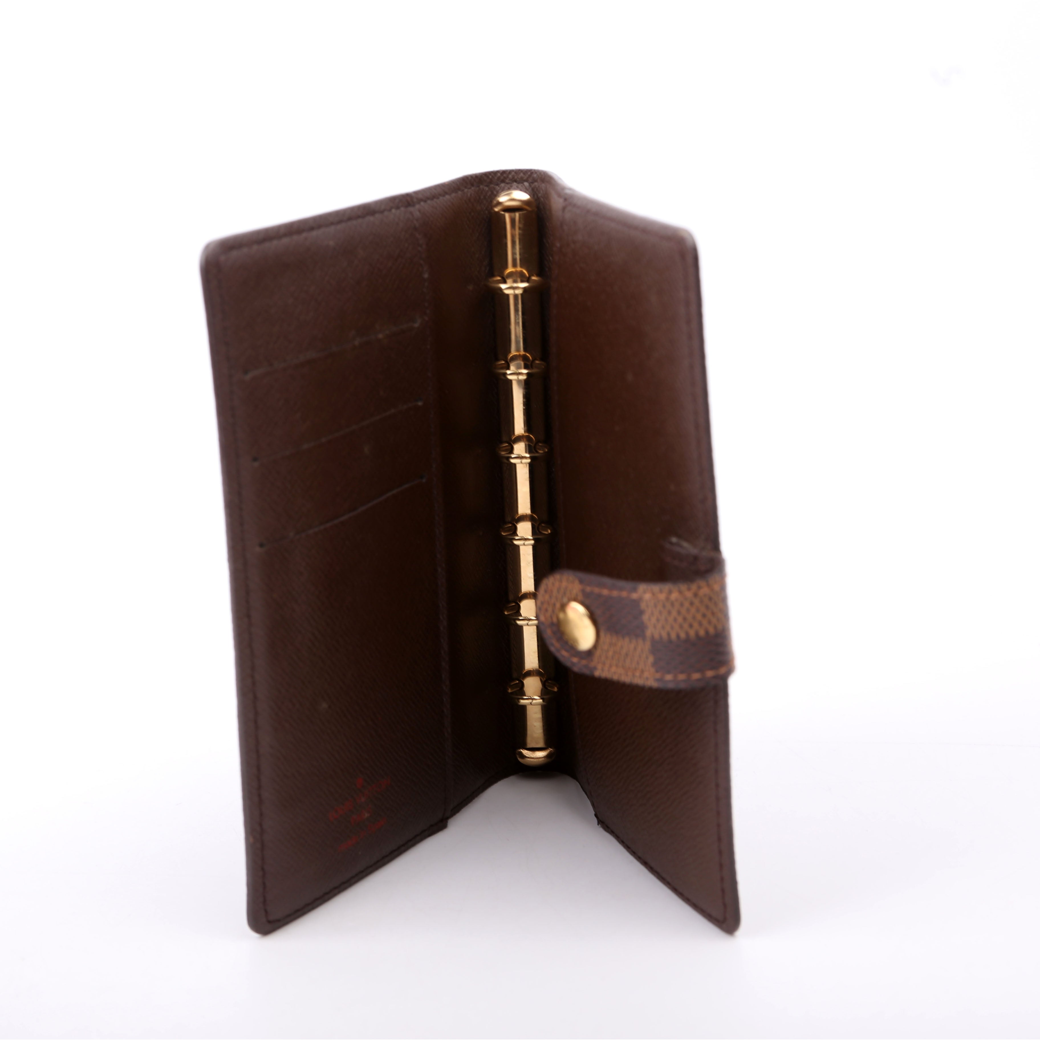 Louis Vuitton Agenda Small Ring Damier Ebene