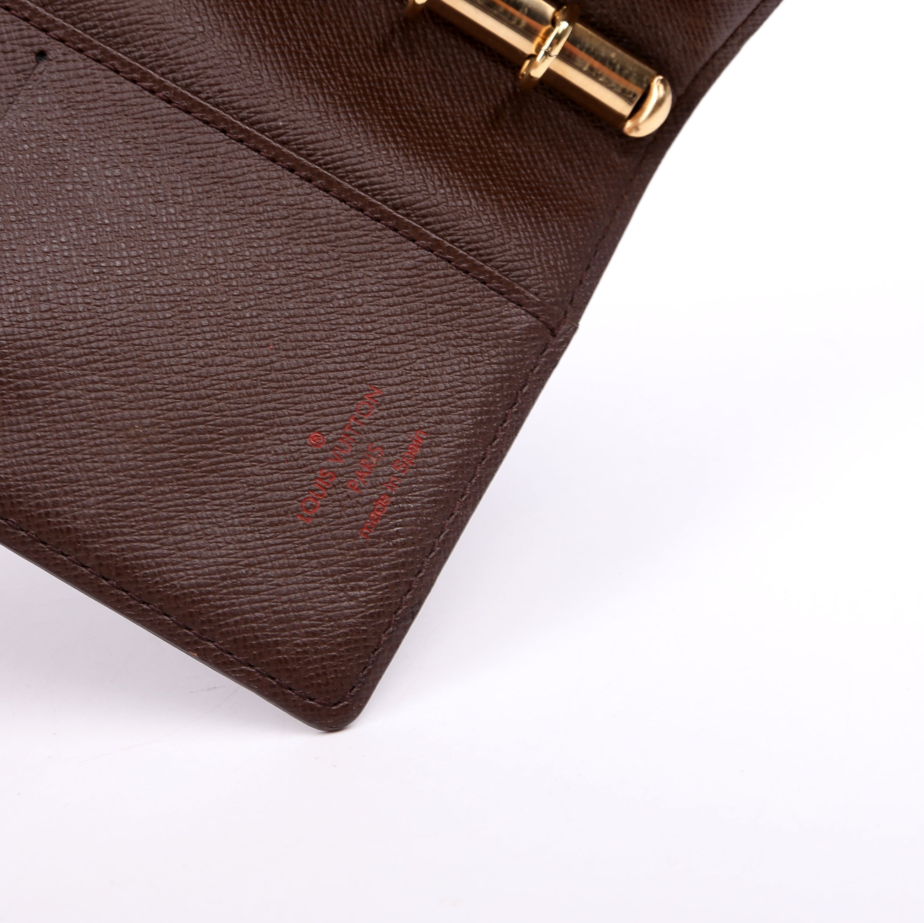 Louis Vuitton Agenda Small Ring Damier Ebene