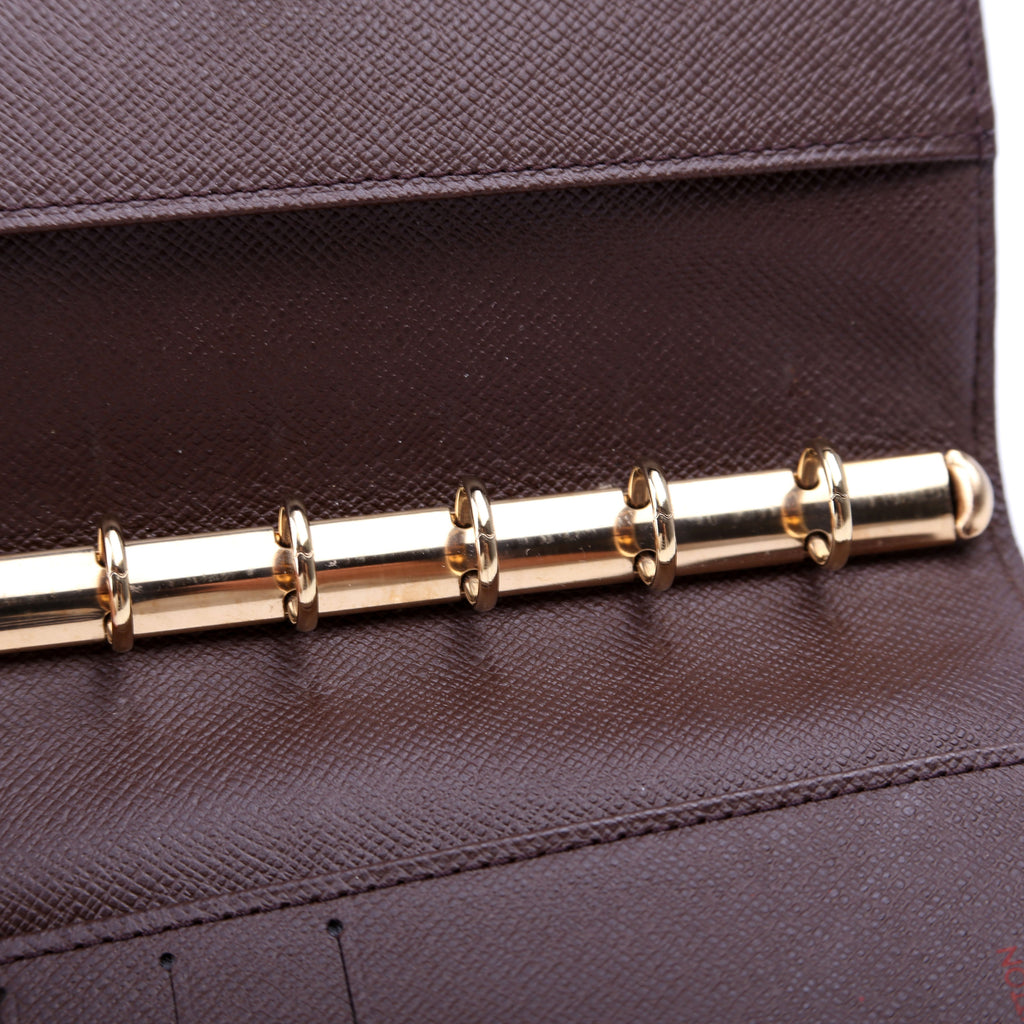 Louis Vuitton Agenda Small Ring Damier Ebene