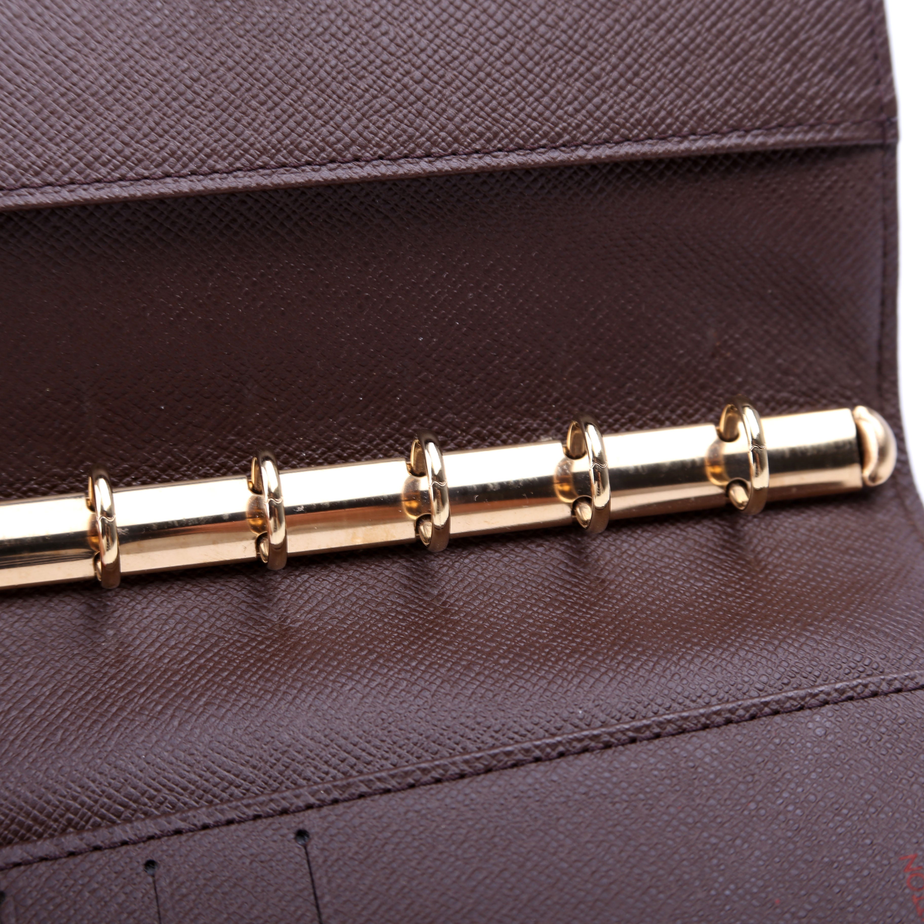 Louis Vuitton Agenda Small Ring Damier Ebene