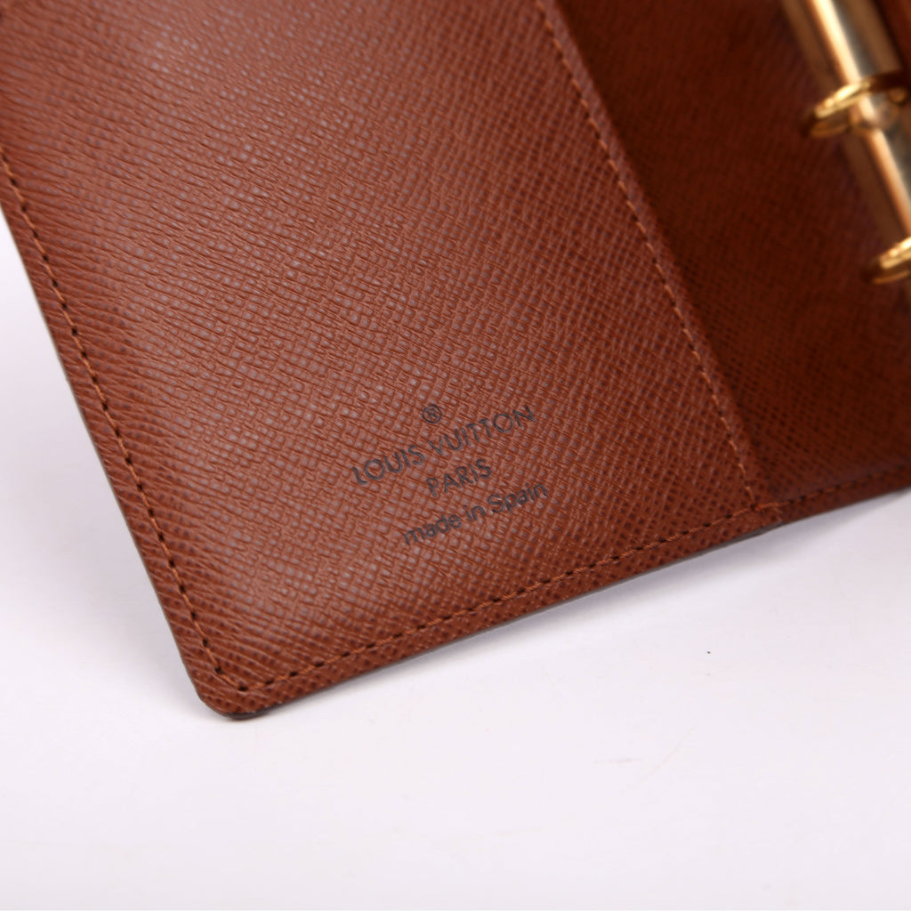 Louis Vuitton Agenda Small Ring Monogram