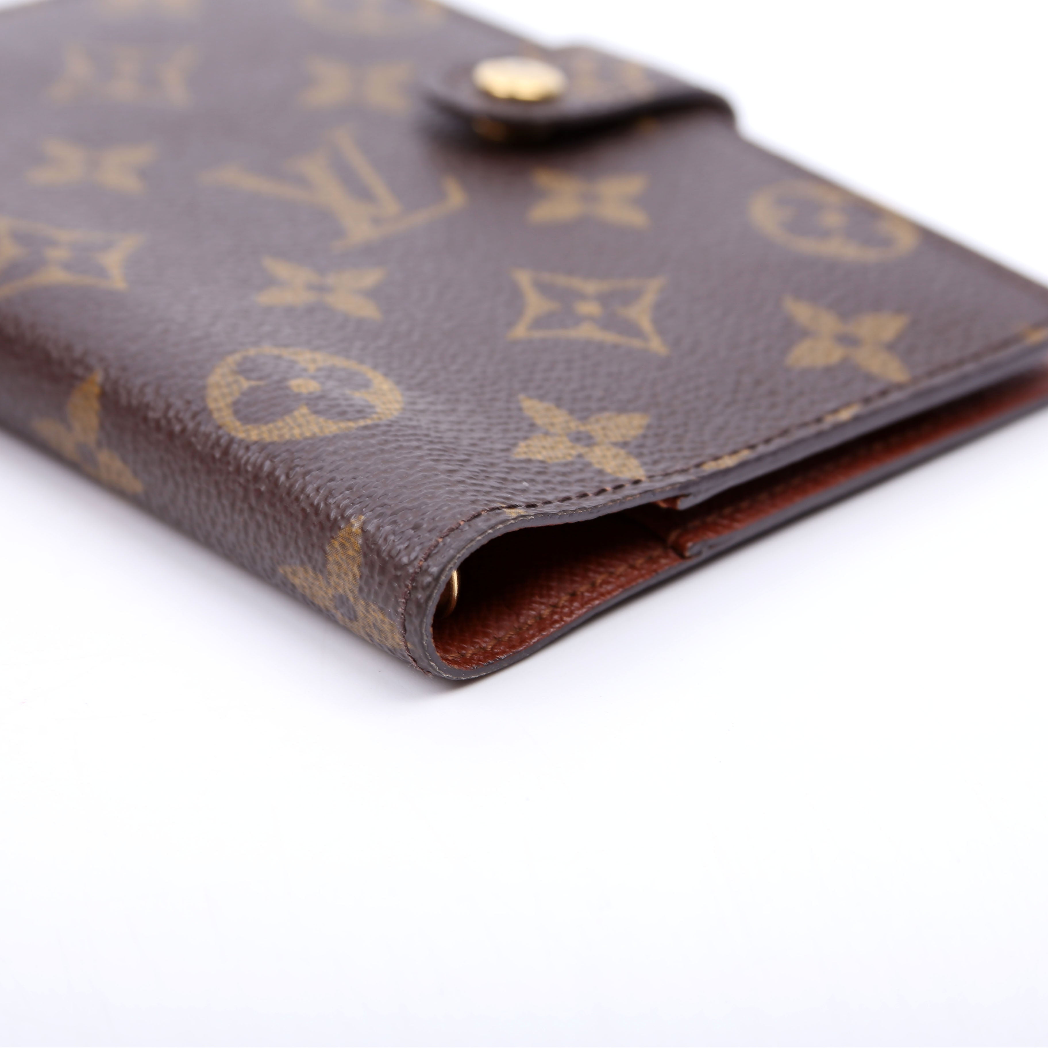 Louis Vuitton Agenda Small Ring Monogram