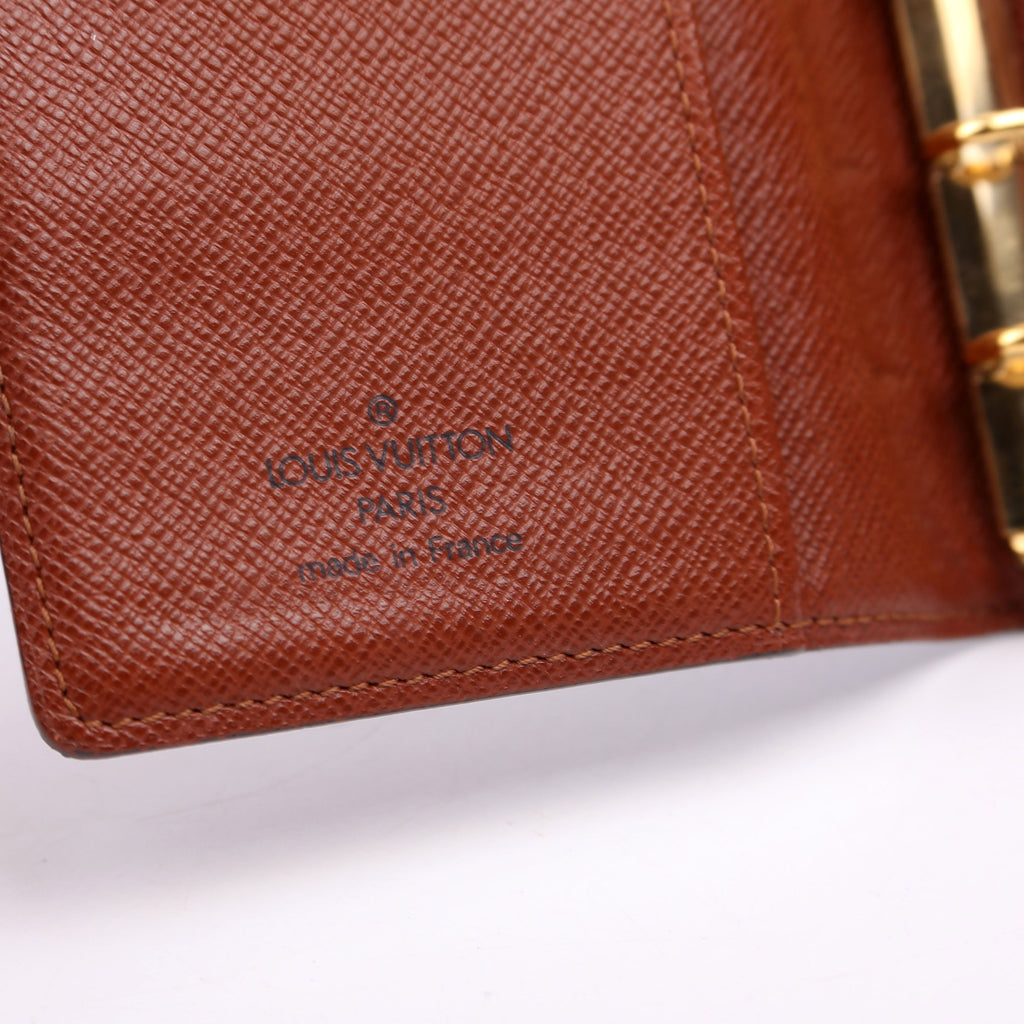 Louis Vuitton Agenda Small Ring Monogram