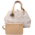 Christian Dior Toujours Medium Tweed Beige