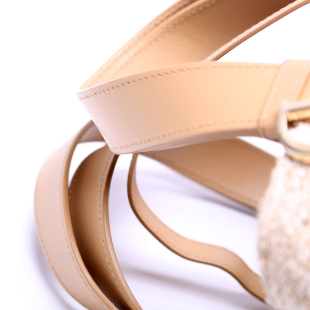 Christian Dior Toujours Medium Tweed Beige