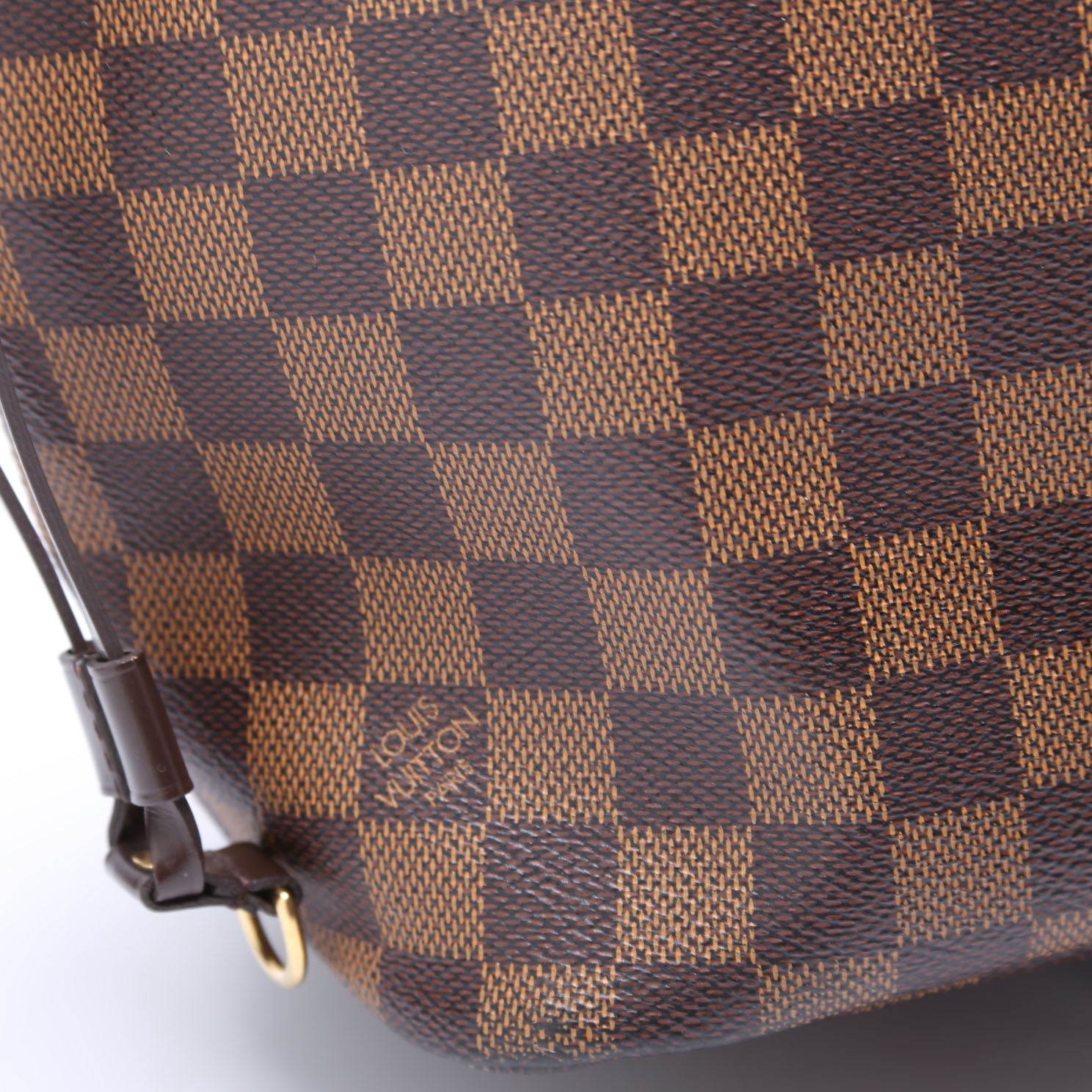 Louis Vuitton Neverfull MM Damier Ebene Red