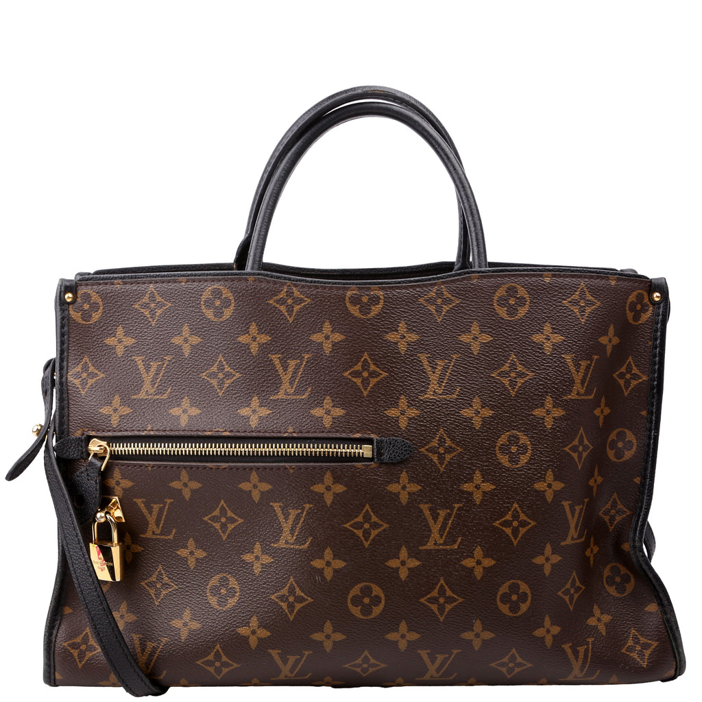 Louis Vuitton Popincourt NM MM Monogram Black