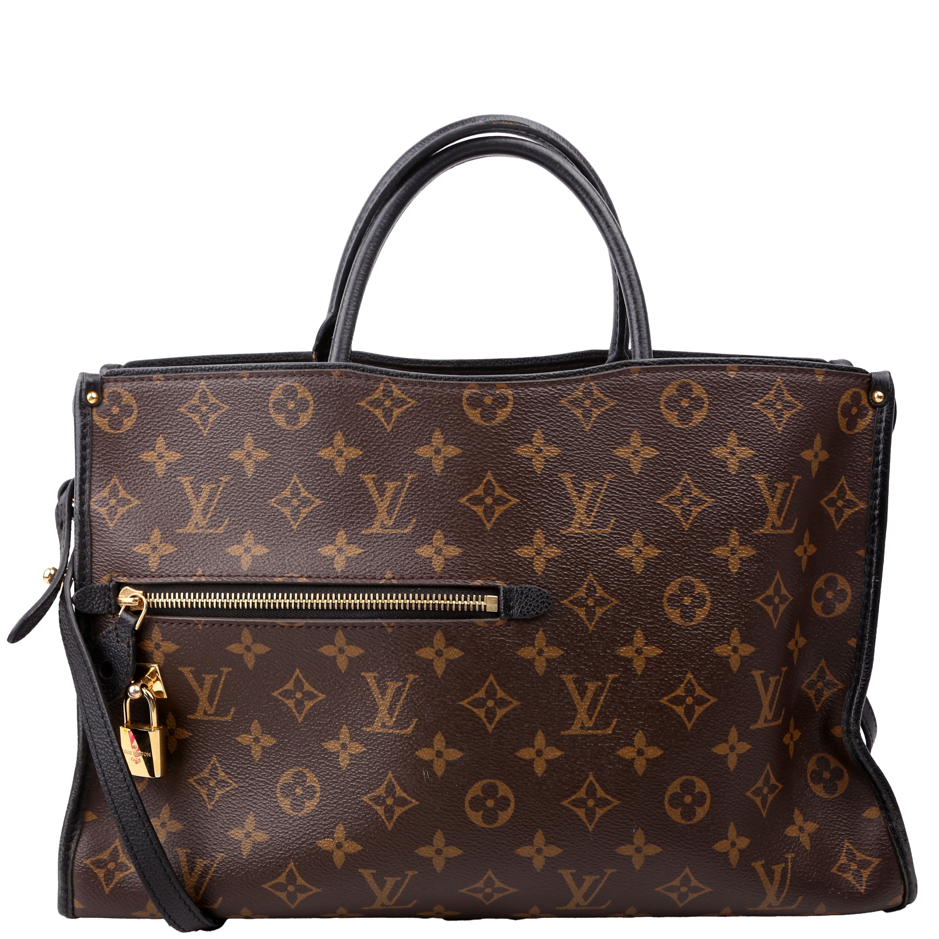 Louis Vuitton Popincourt NM MM Monogram Black