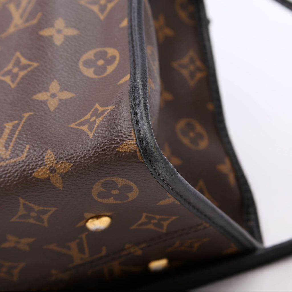 Louis Vuitton Popincourt NM MM Monogram Black