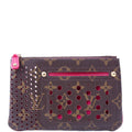 Louis Vuitton Pochette Plat Monogram Perforated Berry