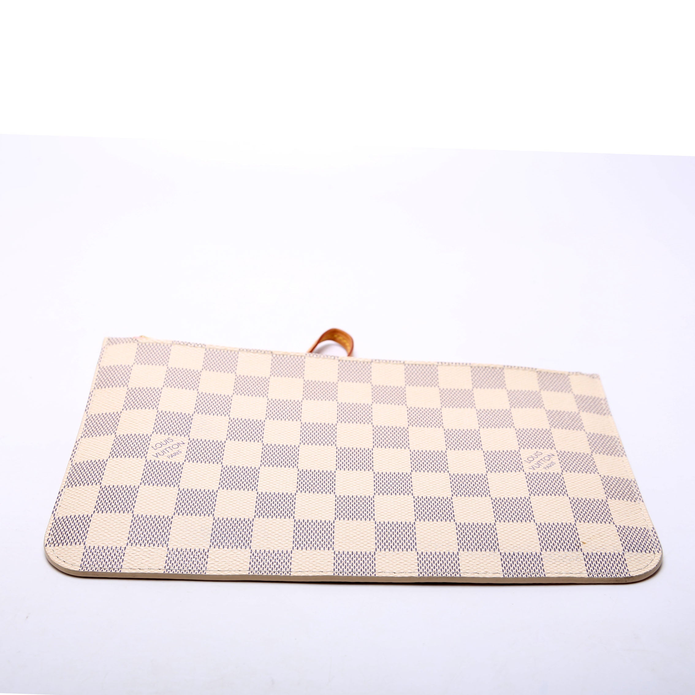 Louis Vuitton Pochette Only Damier Azur Neverfull Pink