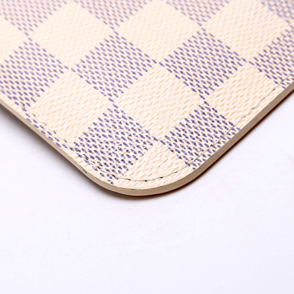 Louis Vuitton Pochette Only Damier Azur Neverfull Pink