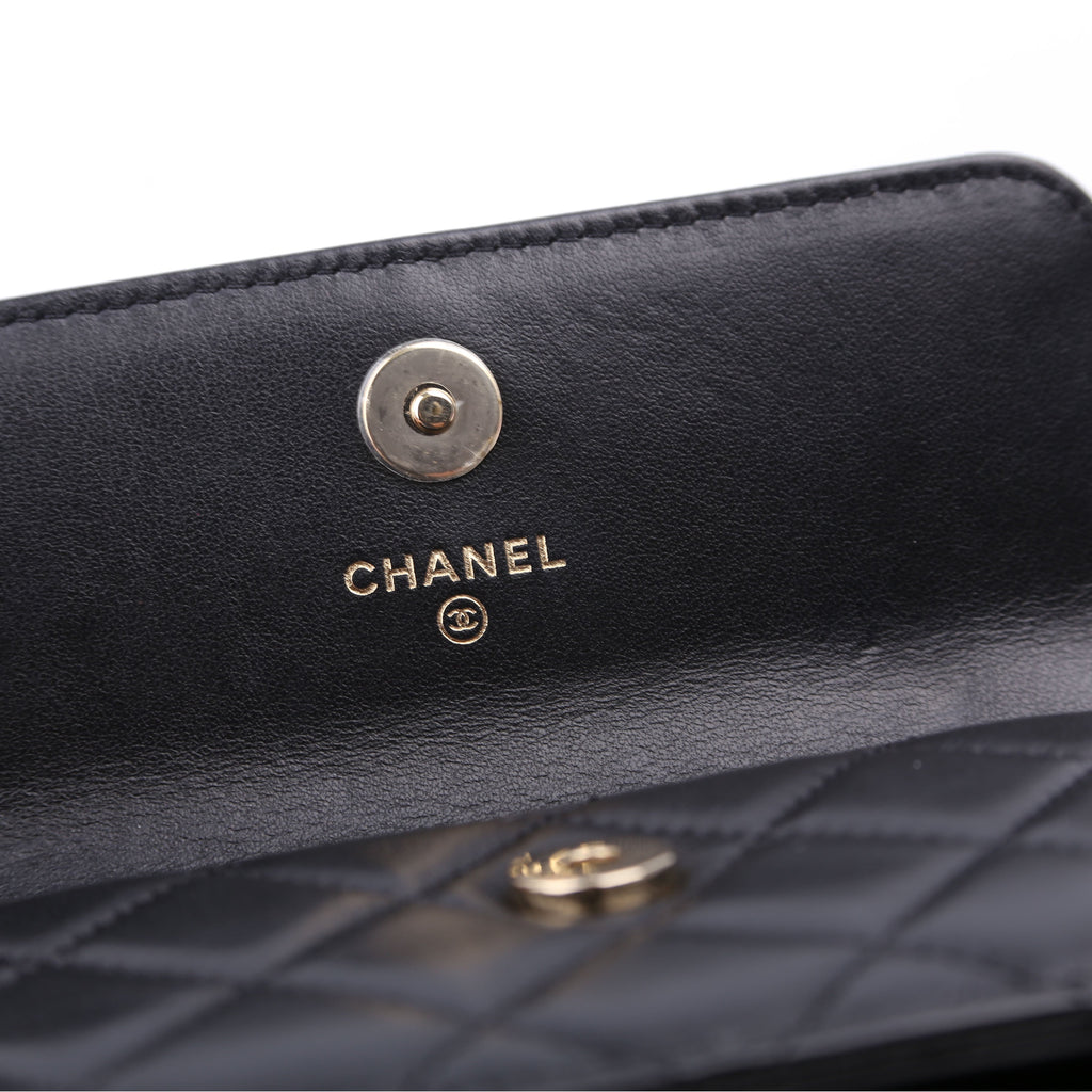 Chanel Maxi Pearls WOC Lambskin 30M Black