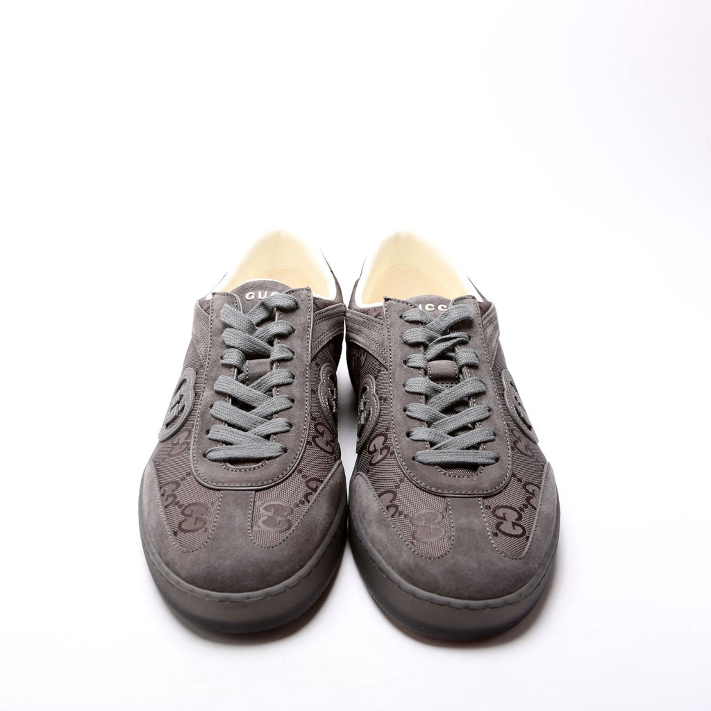 Gucci G75 Suede/Nylon Sneakers Men's Size 8.5 (Women's 41) Grey