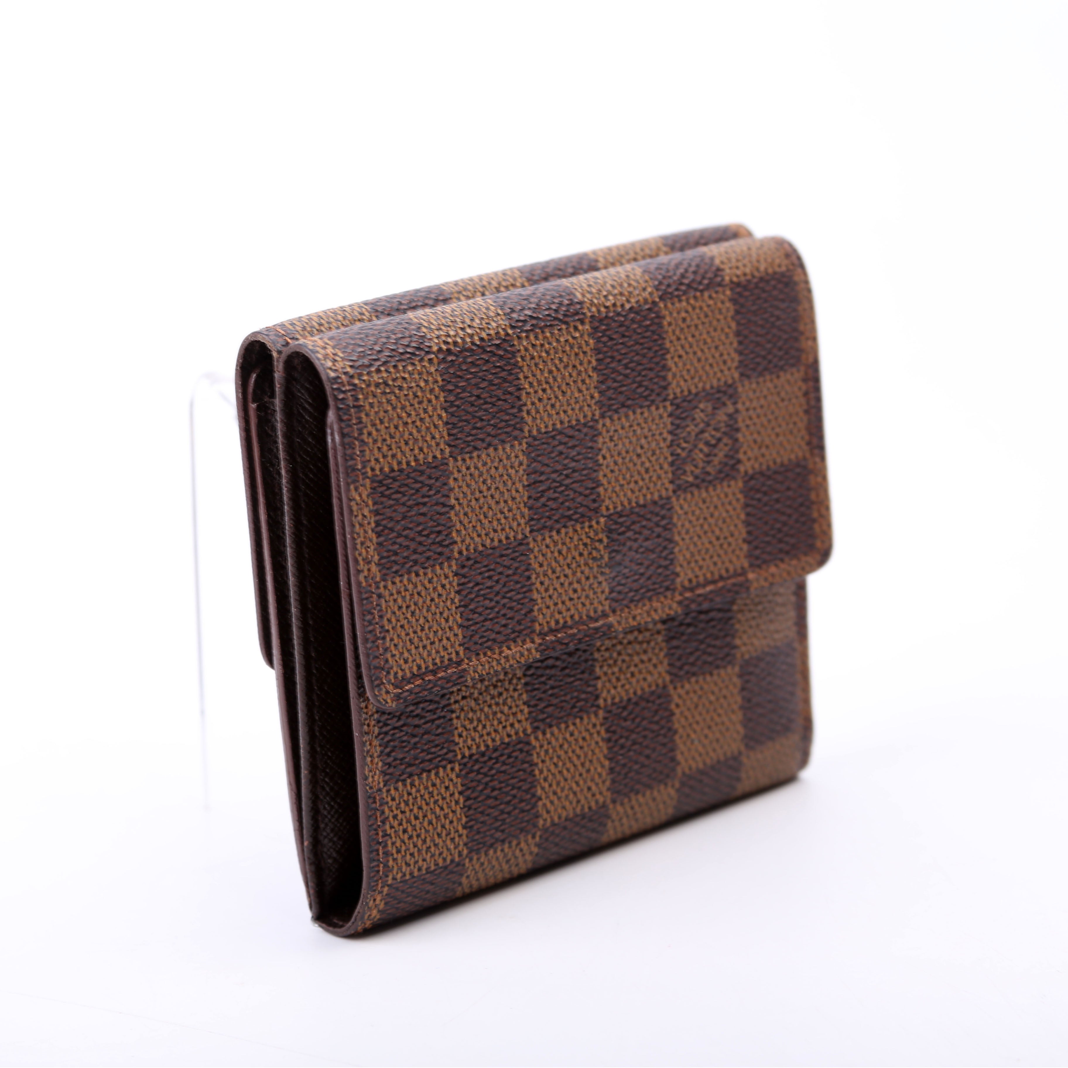 Louis Vuitton Elise Wallet Damier Ebene