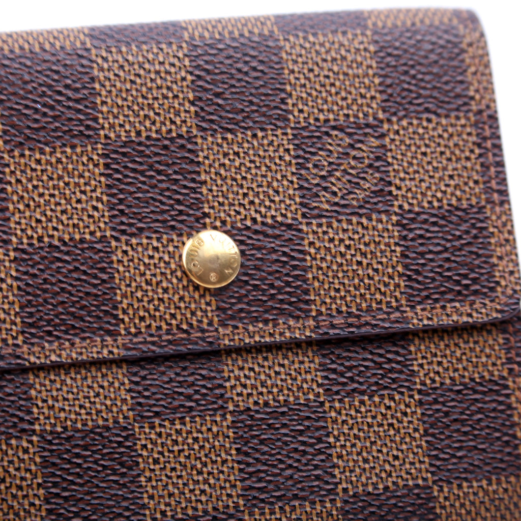 Louis Vuitton Elise Wallet Damier Ebene